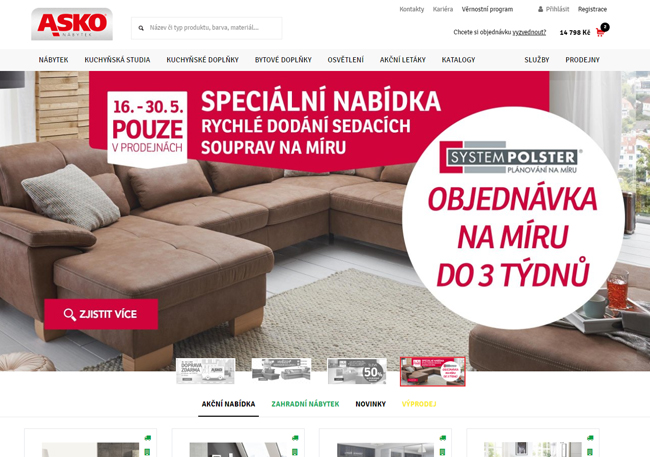 E-shop Asko nábytek