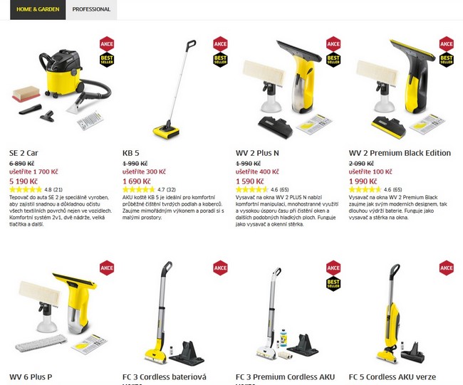 Karcher eshop akce