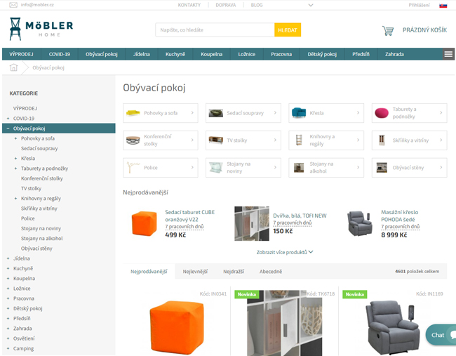 Mobler eshop