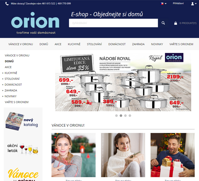 Orion eshop