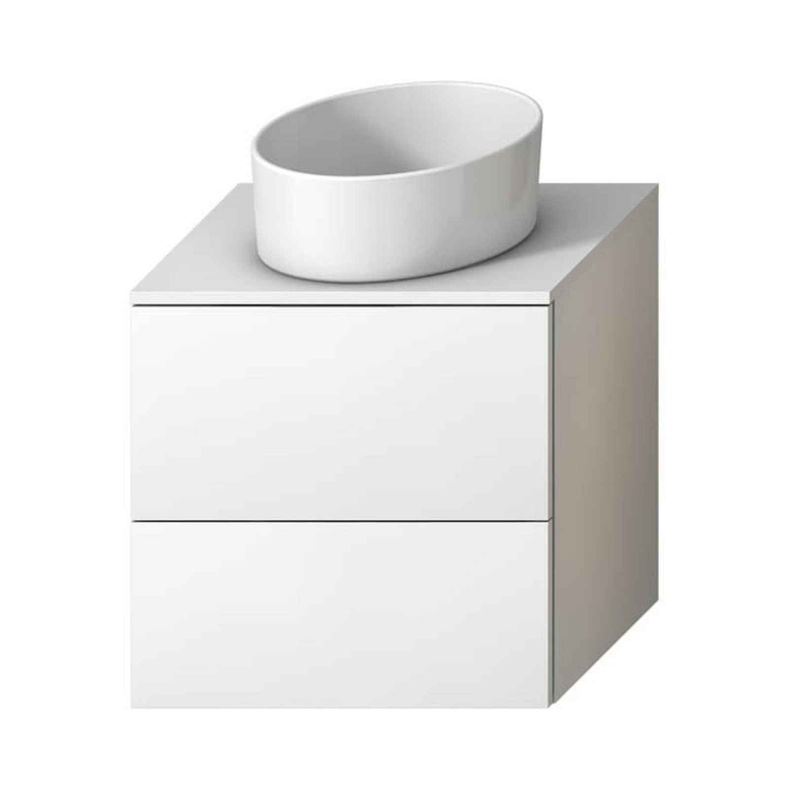Koupelnová skříňka pod desku Jika Mio-N 61x59x45 cm bílá lesk H41J7154015001