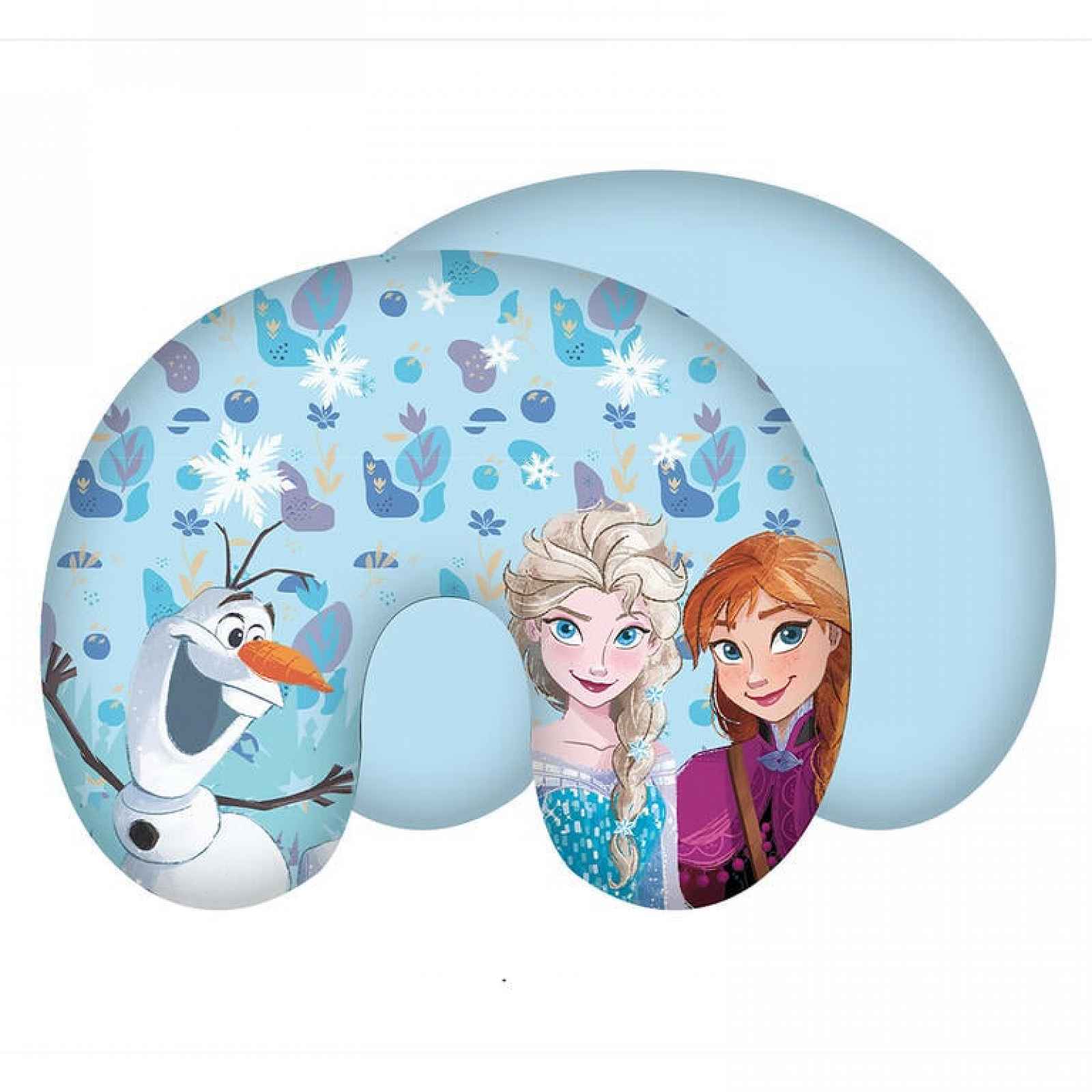 JERRY FABRICS Cestovní polštářek Frozen Sisters blue
