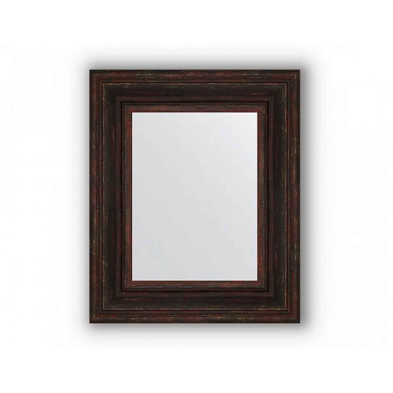 Zrcadlo v rámu, tmavý provensálský dekor BY 3030 49x59 cm