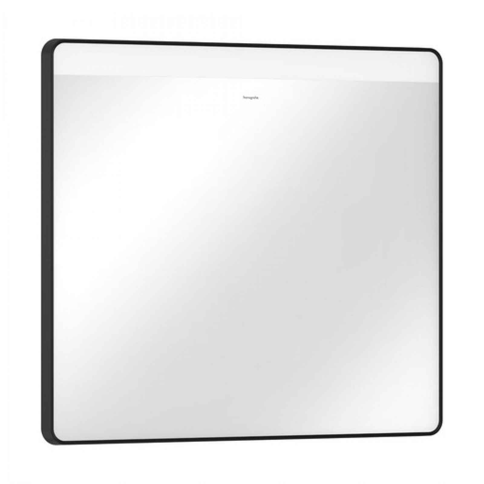 Led zrcadlo Hansgrohe Xarita Lite Q 80x70 cm černá matná 54958670
