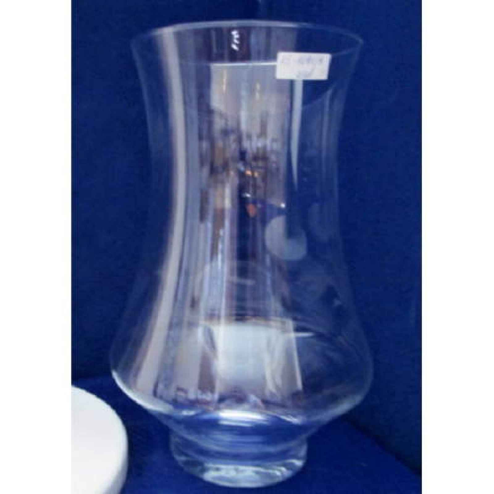 Váza sklo konická projmutá 32cm