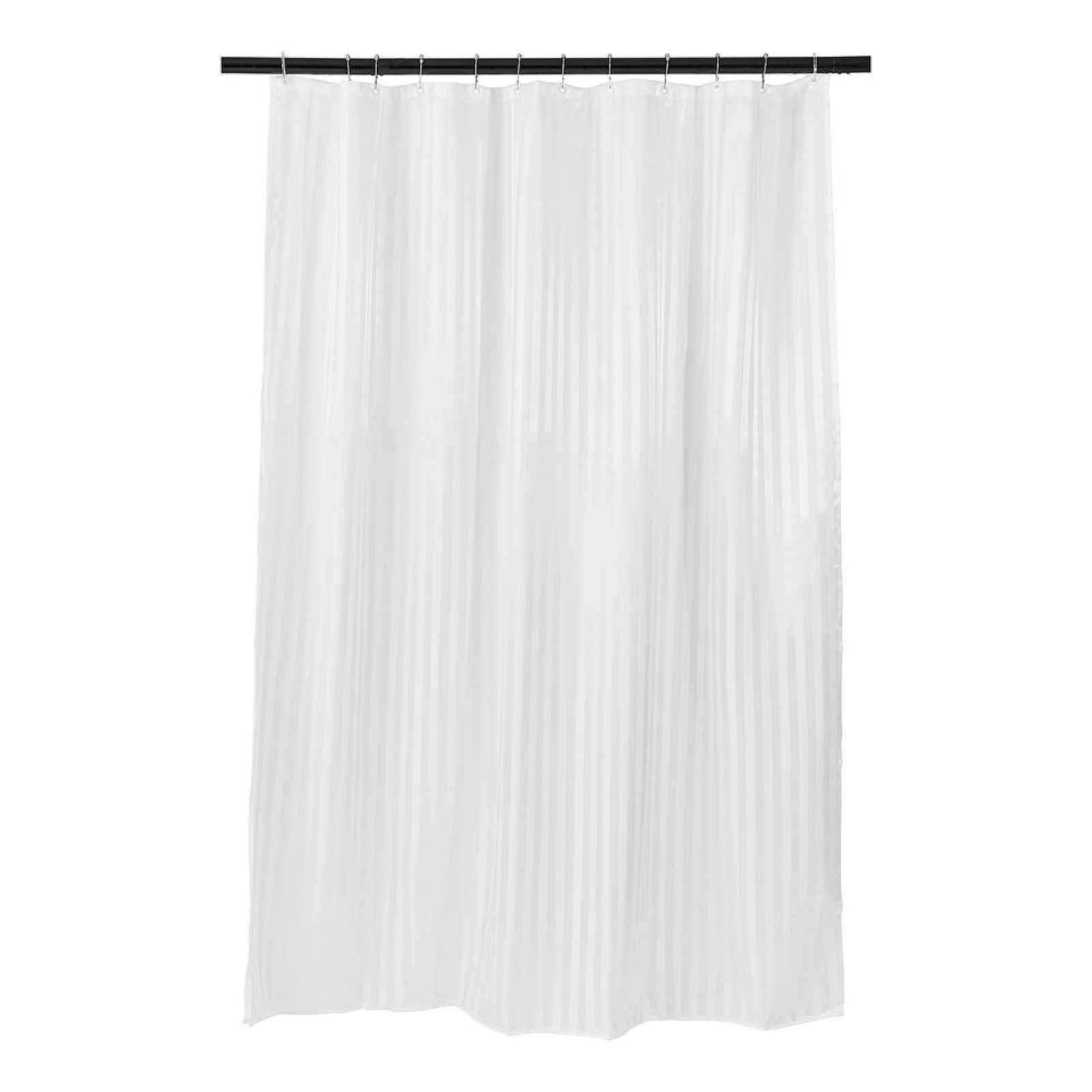 Butlers WET WET WET Sprchový závěs pruhy - bílá