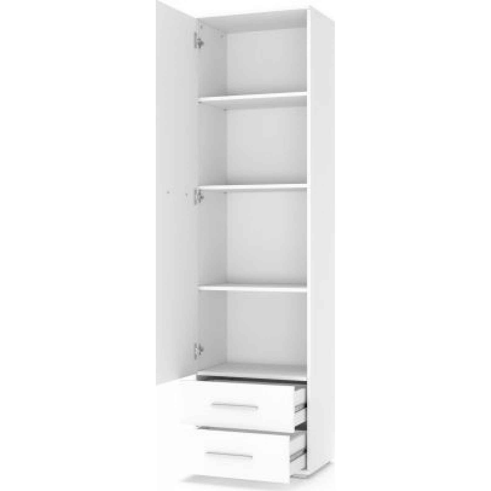 Skříň LIMA REG-1 Halmar Bílá