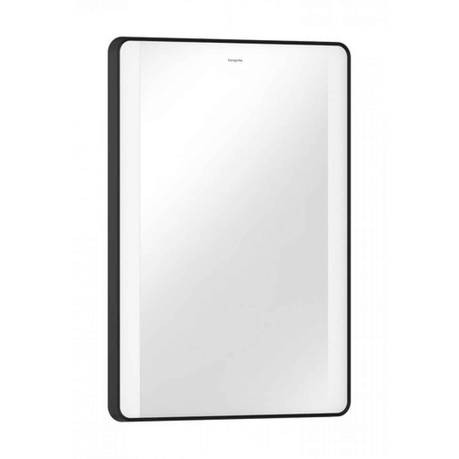 Led zrcadlo s infračerveným senzorem Hansgrohe Xarita Lite Q 50x70 cm černá matná 54974670