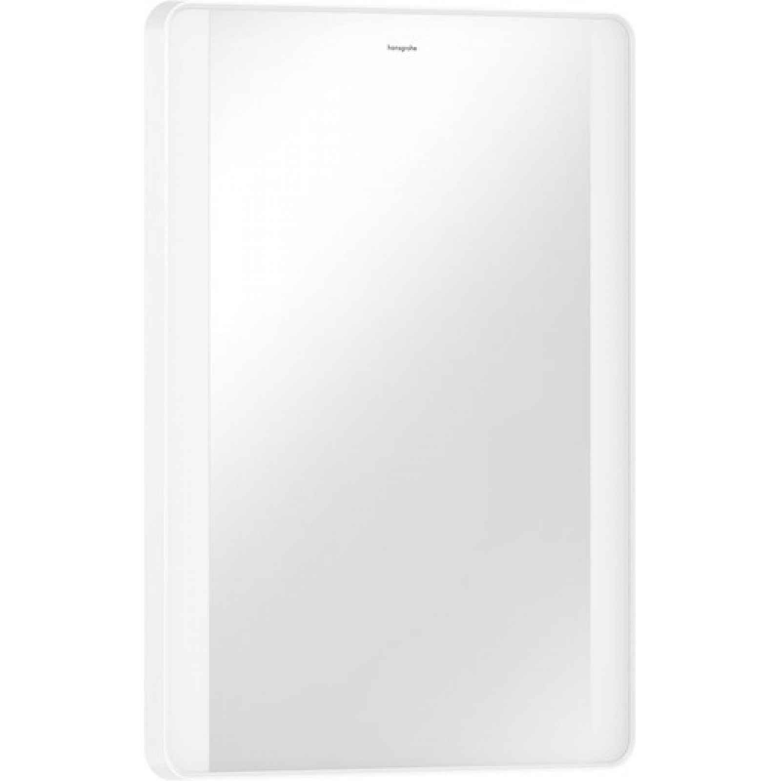 Led zrcadlo s infračerveným senzorem Hansgrohe Xarita Lite Q 50x70 cm bílá matná 54974700