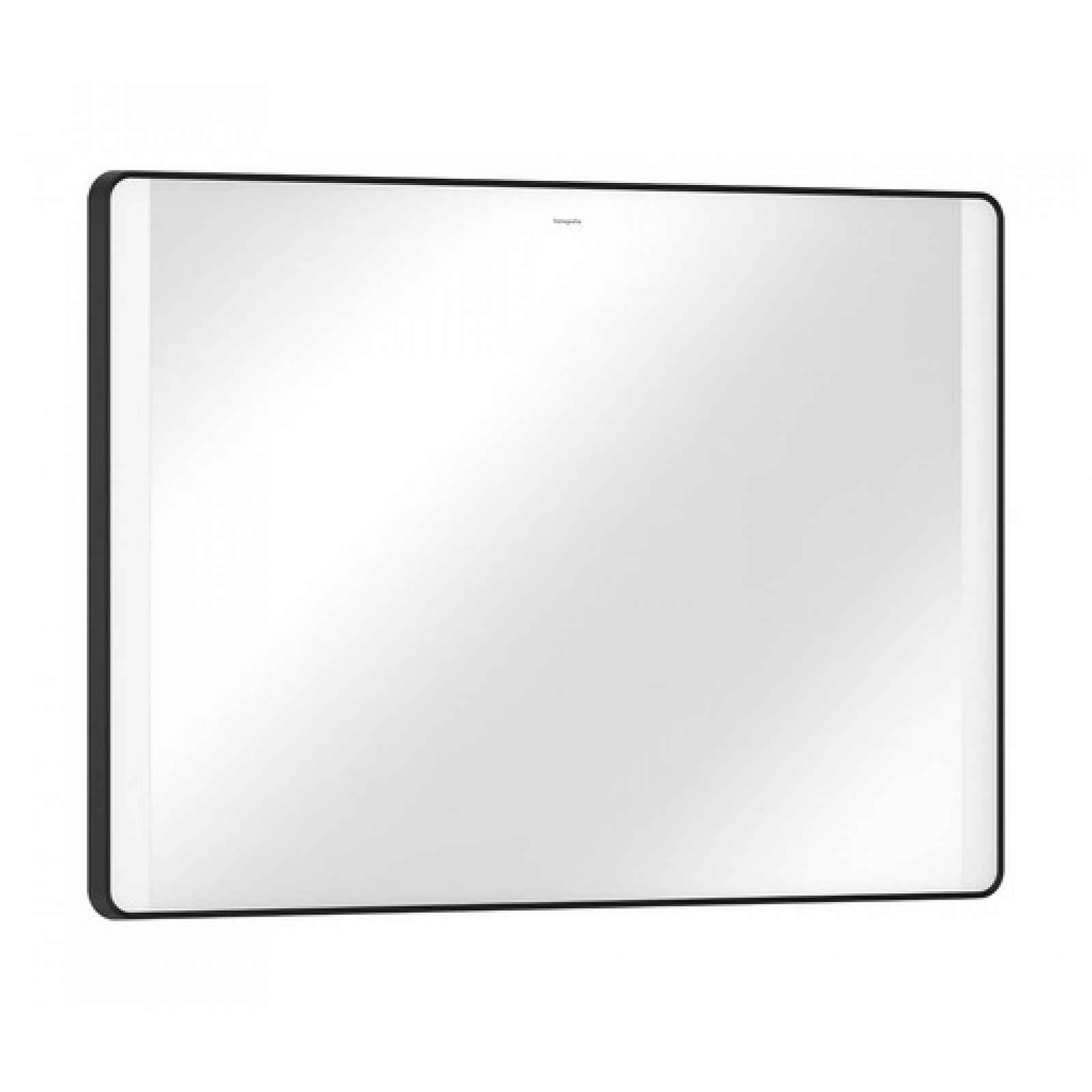 Led zrcadlo s infračerveným senzorem Hansgrohe Xarita Lite Q 100x70 cm černá matná 54977670