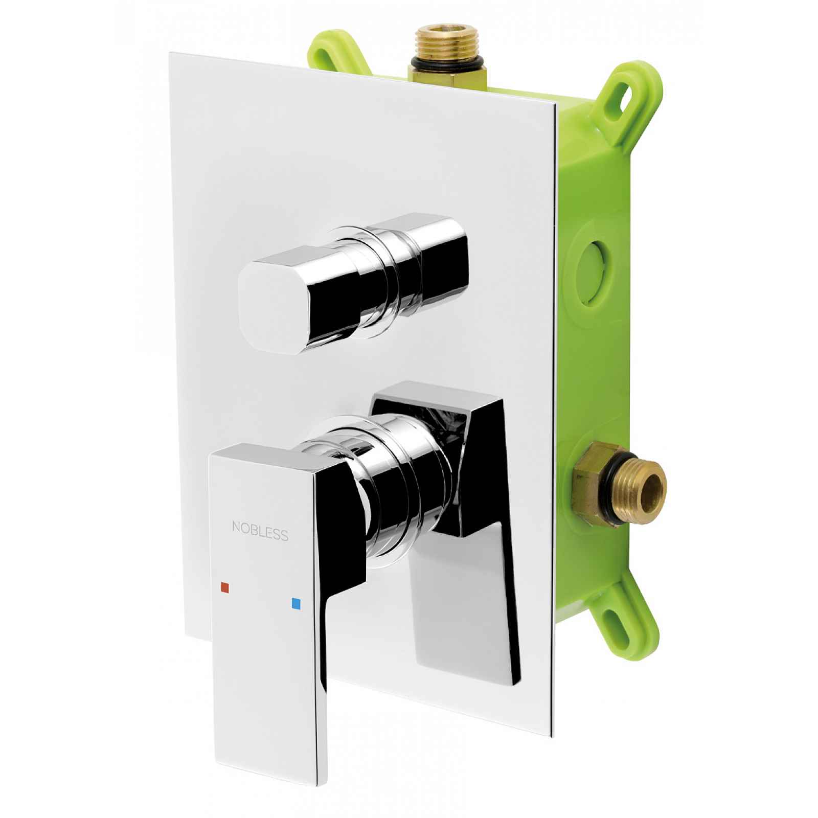 Baterie vanová podomítková Novaservis NOBLESS EDGE BOX36051R,0 chrom