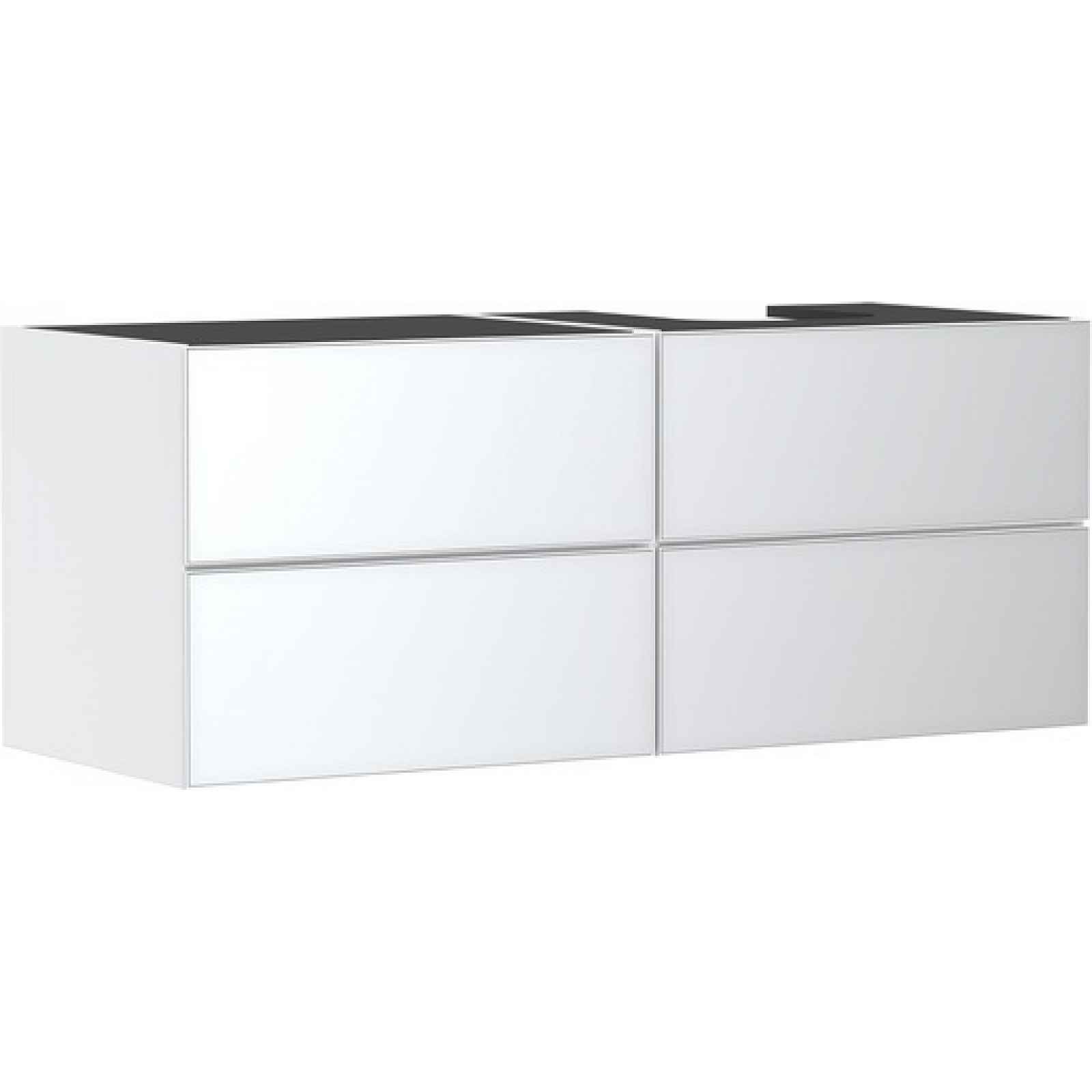 Skříňka pod umyvadlo pod desku Hansgrohe Xevolos E 137x55,5x55 cm bílá matná 54239320