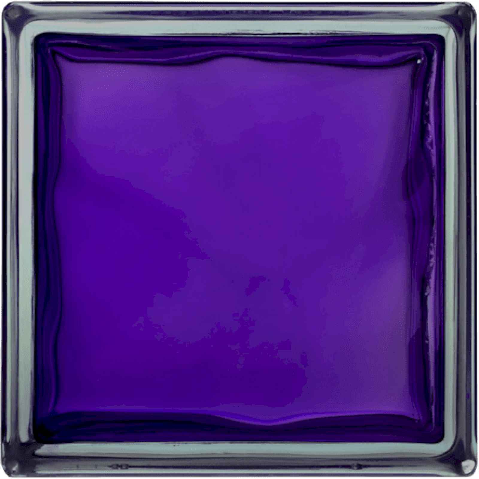 Luxfera Glassblocks violet 19x19x8 cm sklo 1908WVI
