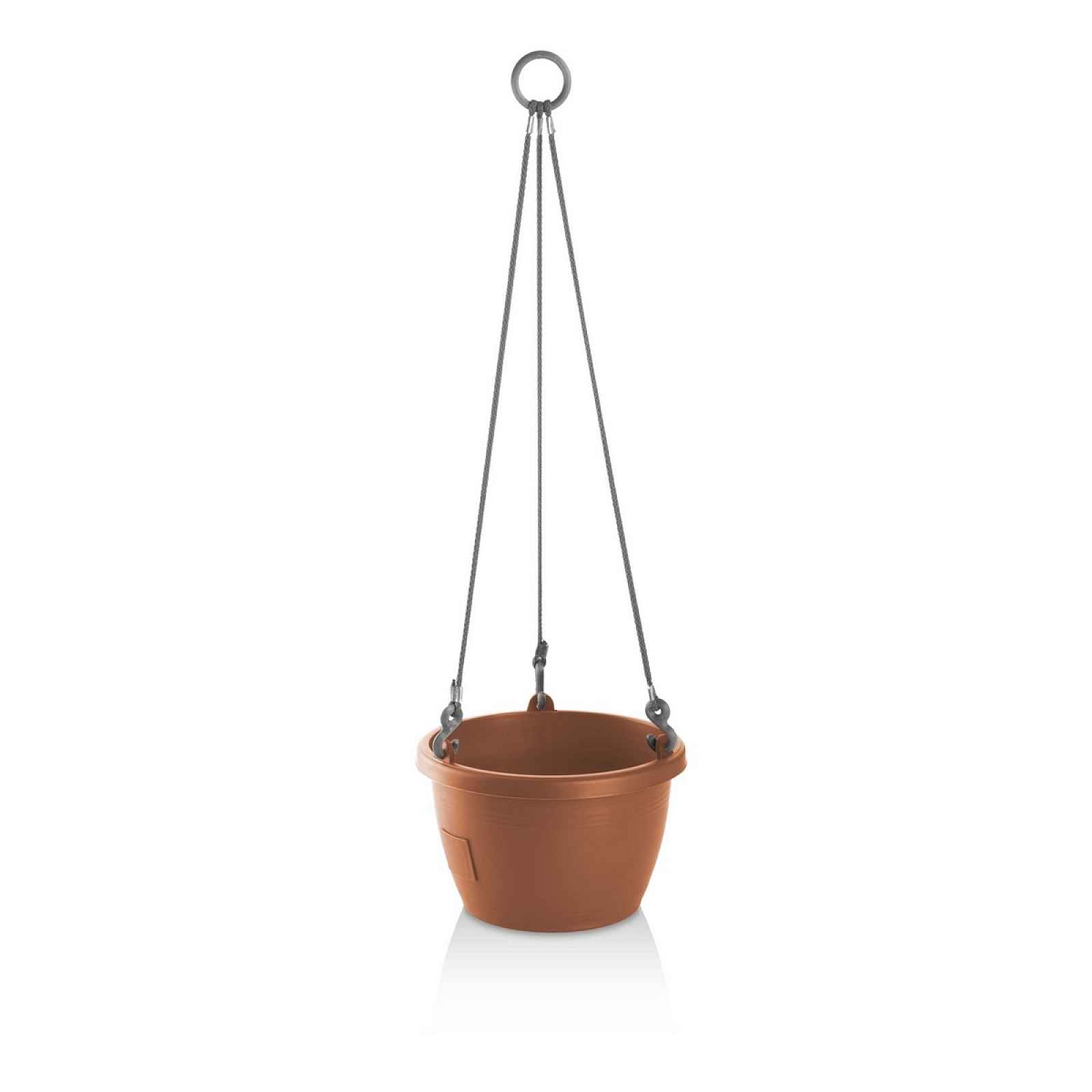 Gardenico Samozavlažovací závěsný květináč Marina terakota, pr. 30 cm