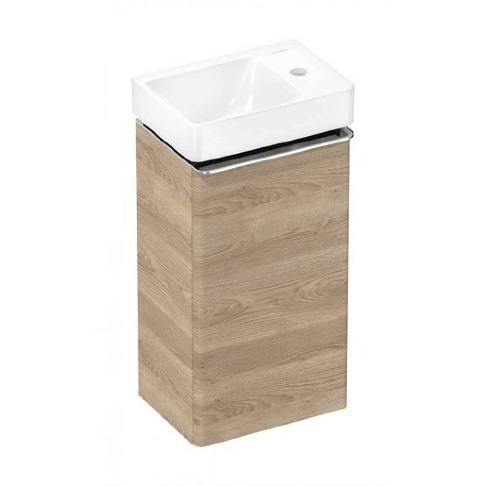 Skříňka s umyvadlem Hansgrohe Xelu Q 36x69,5x25 cm přírodní dub 54367000