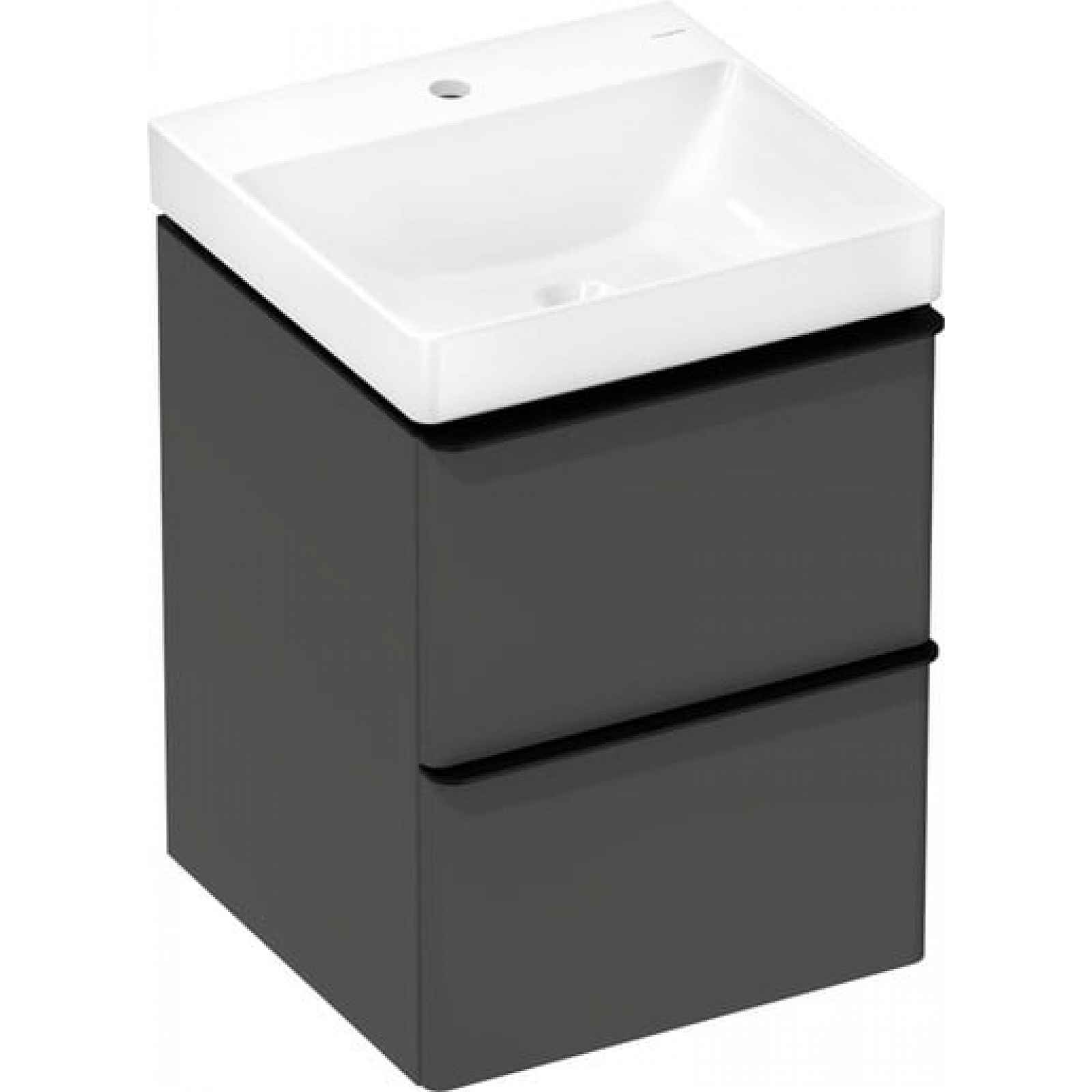 Skříňka s umyvadlem Hansgrohe Xelu Q 50x69,5x48 cm šedá matná 54369670