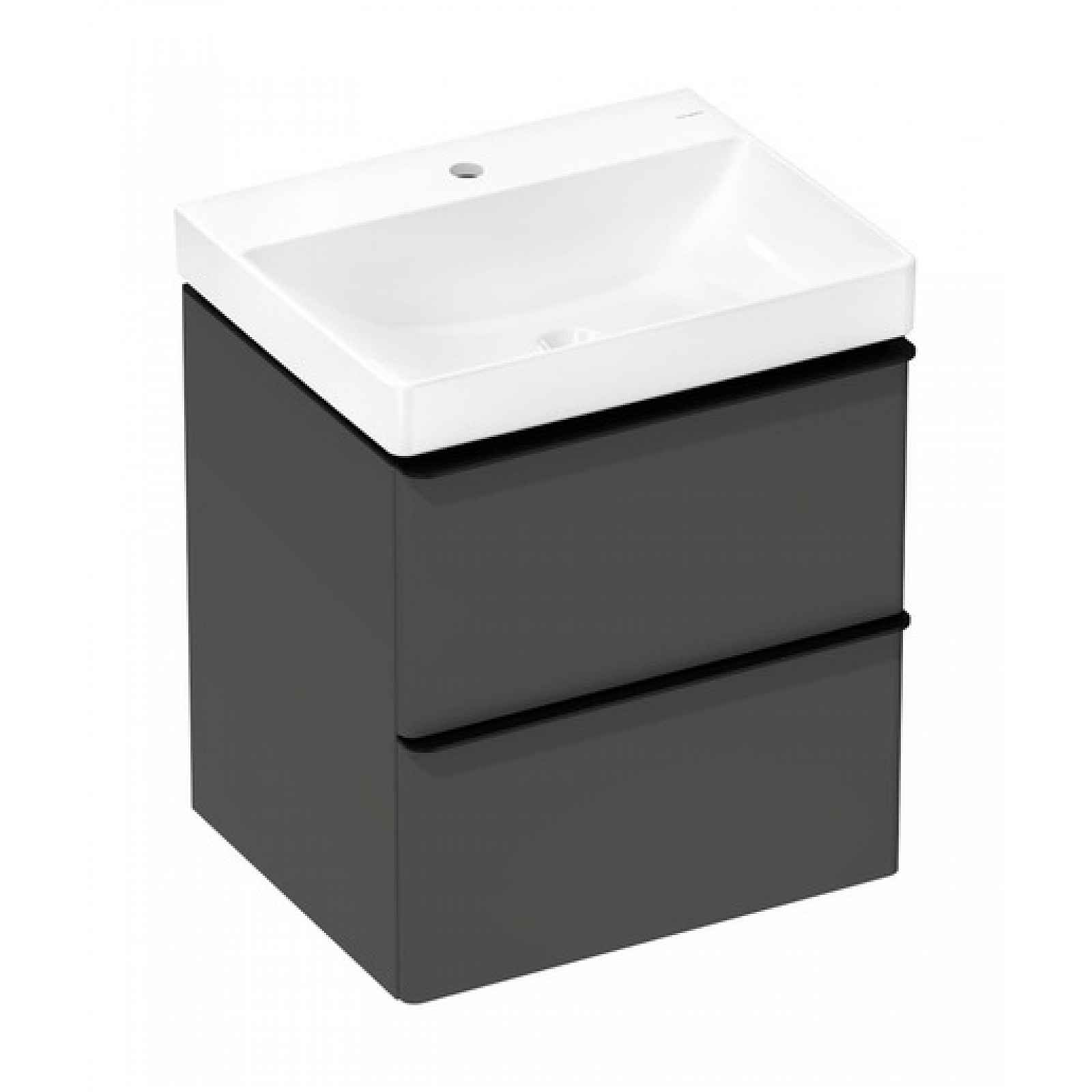 Skříňka s umyvadlem Hansgrohe Xelu Q 60x69,5x48 cm šedá matná 54372670