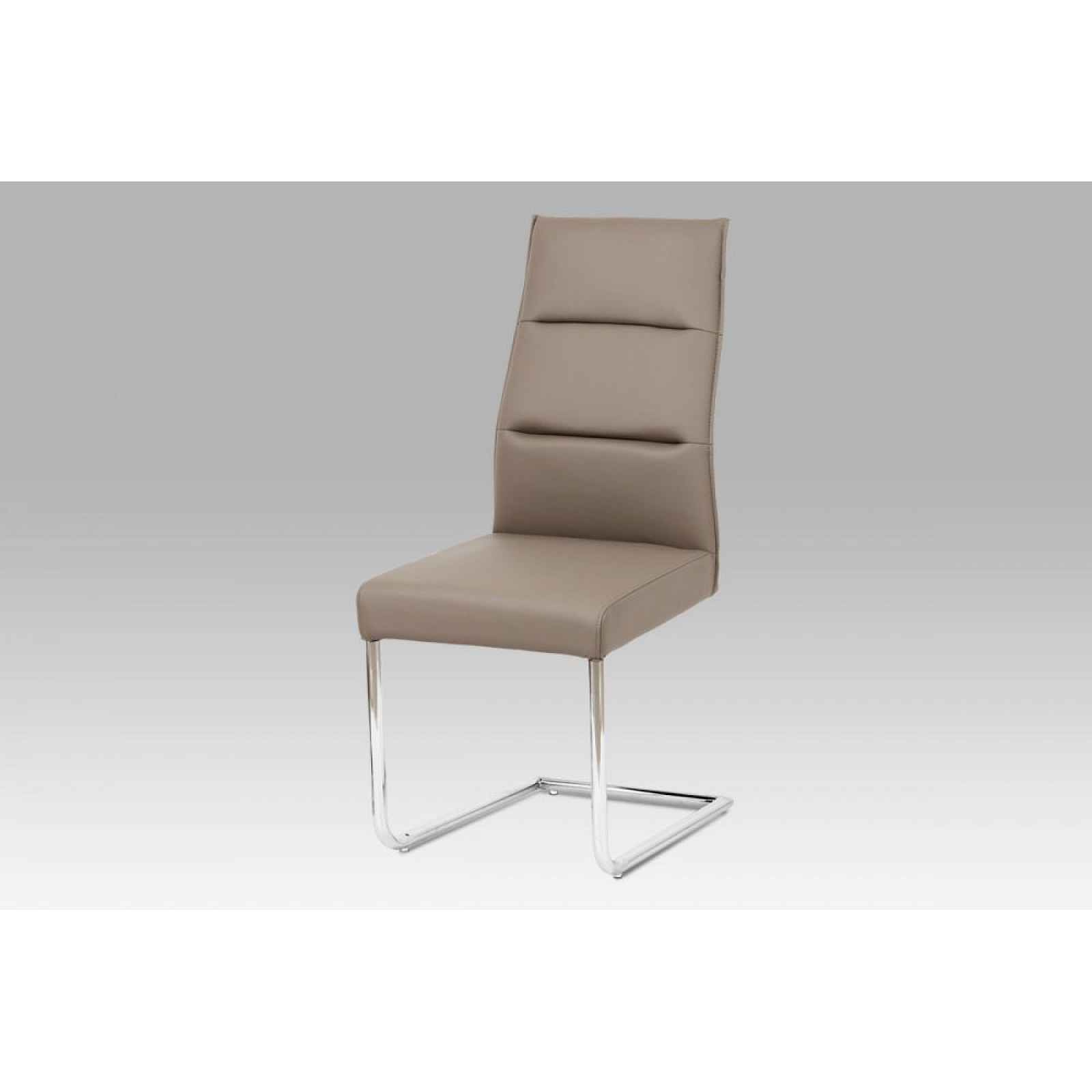 Jídelní židle WE-5033 CAP1 cappuccino / chrom Autronic