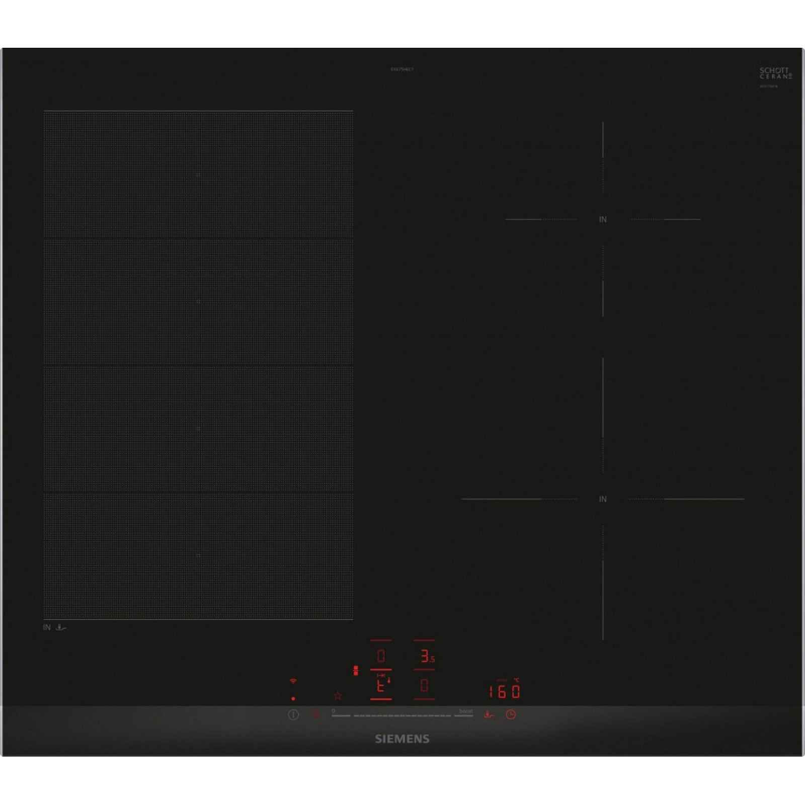 Siemens iQ700 Indukční varná deska 60 cm EX675HEC1E