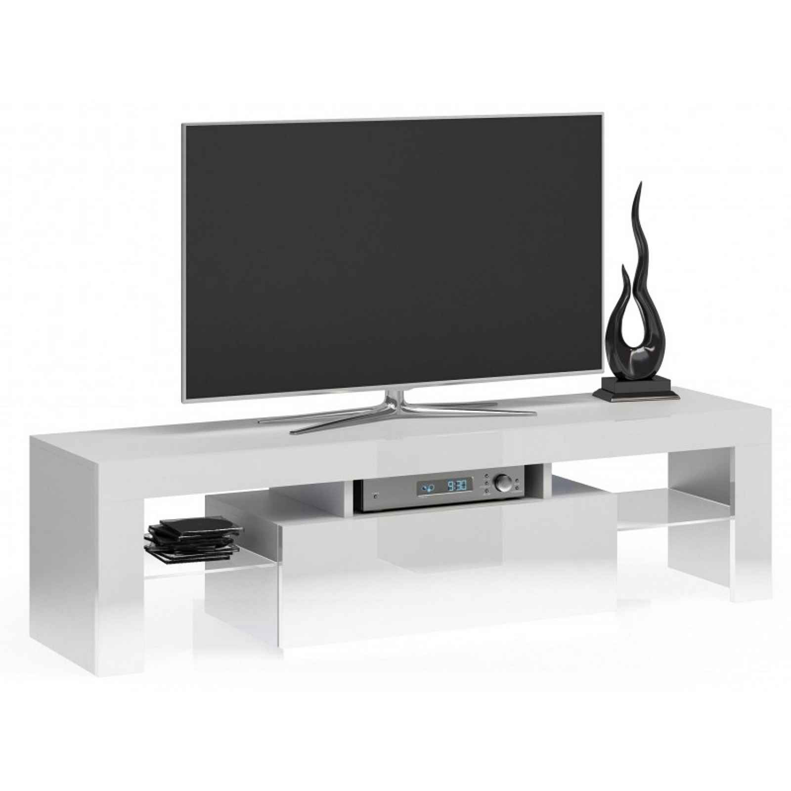 Stolek pod televizi DEKO 140 cm bílý