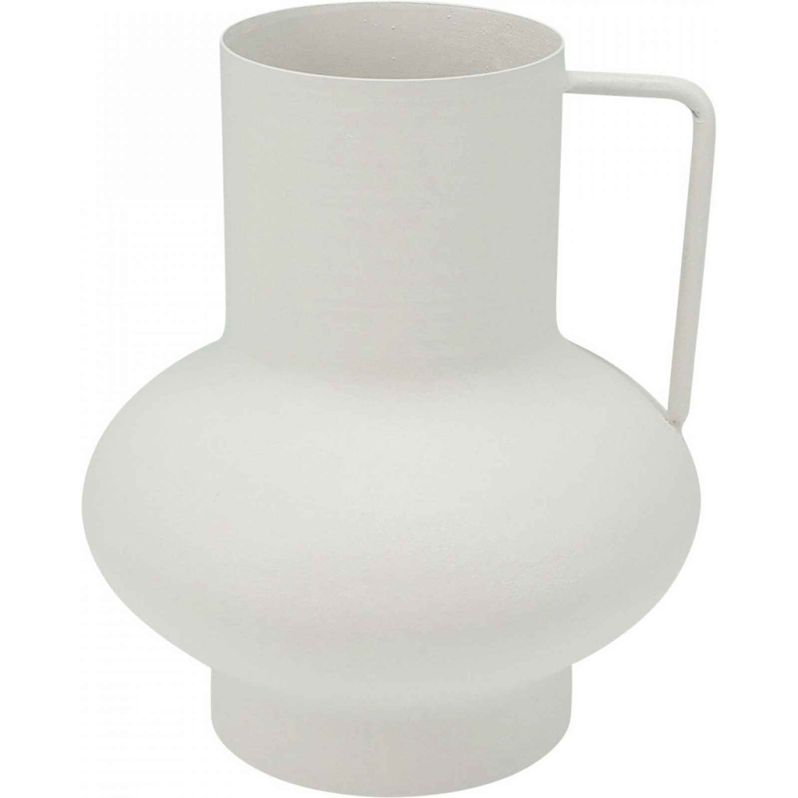 Váza 15 cm, bílý zinek