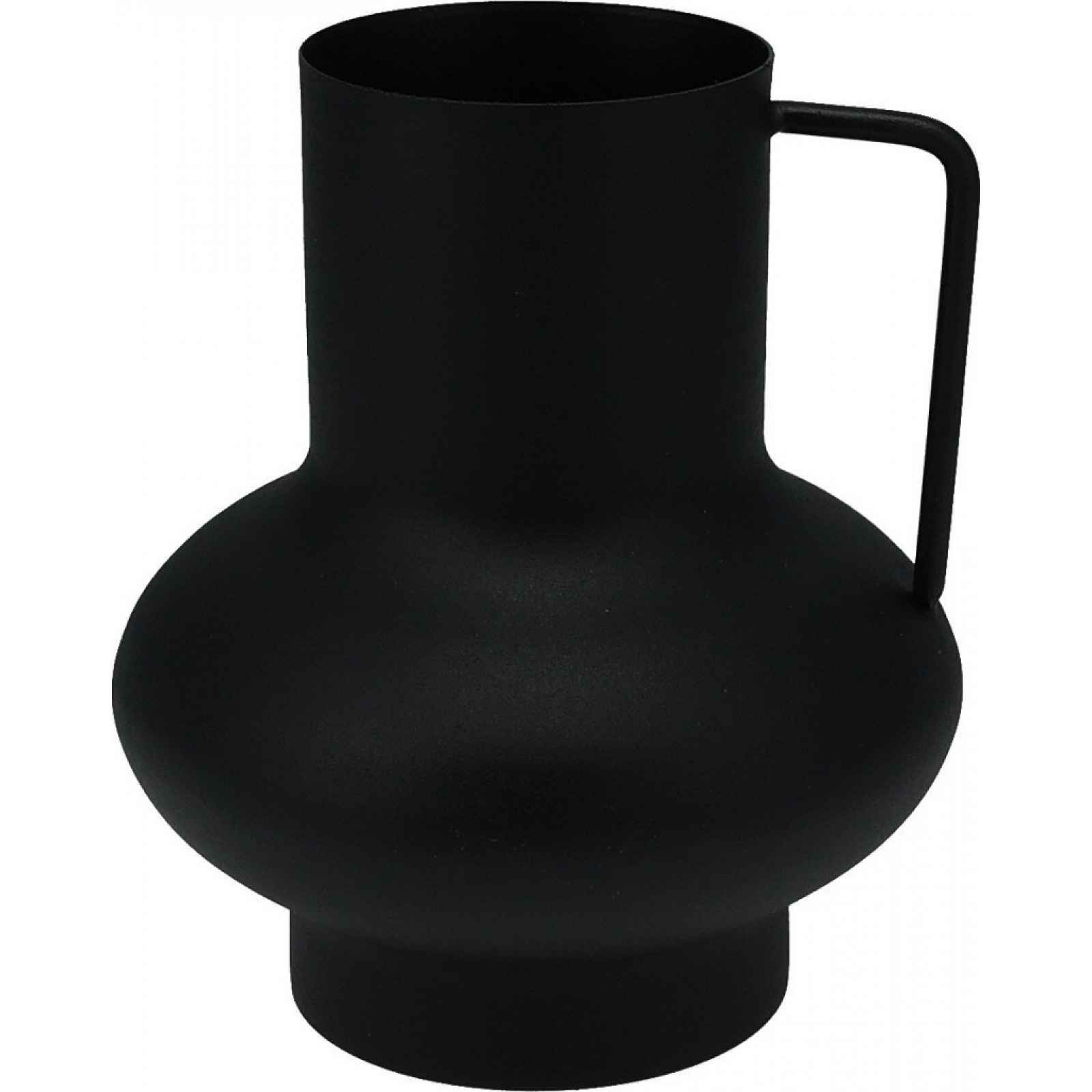 Váza 15 cm, černý zinek