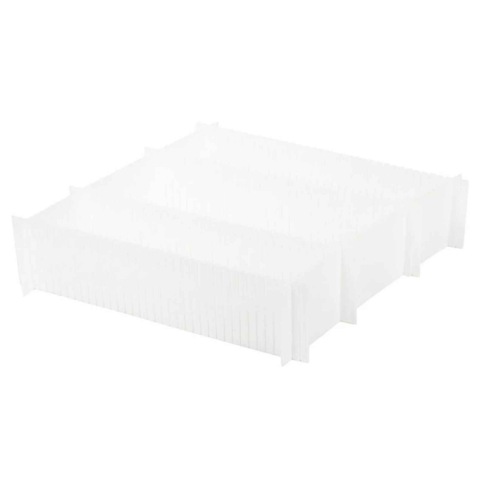 Sada 6 bílých oddělovačů do šuplíku Compactor Drawer Dividers