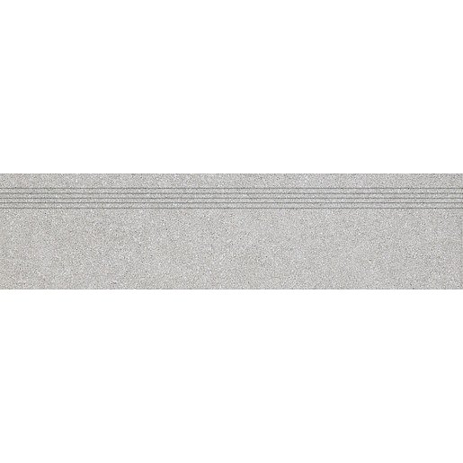 Schodovka Rako Block světle šedá 30x120 cm mat DCPVF780.1