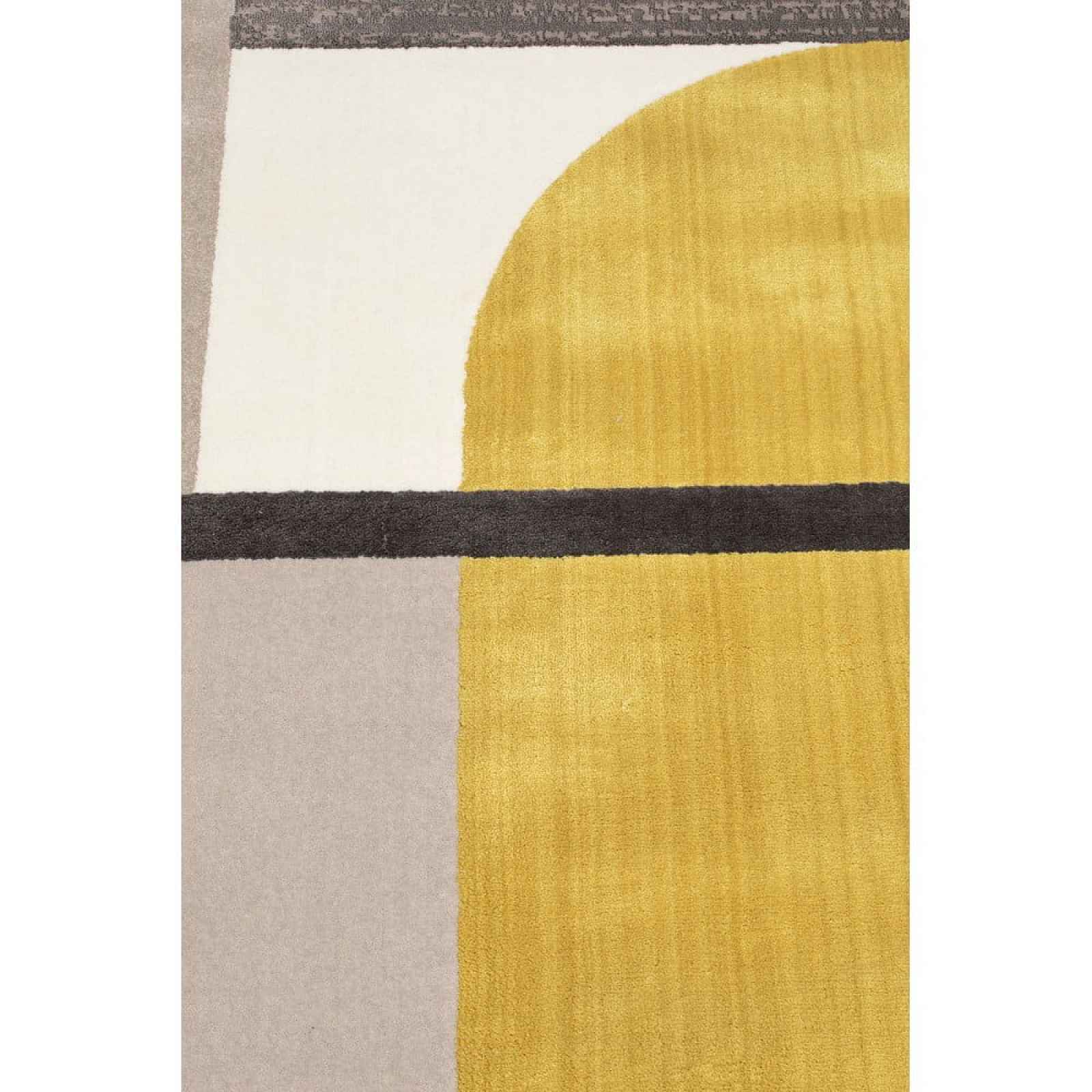 Žluto-šedý koberec Zuiver Hilton, 200 x 290 cm