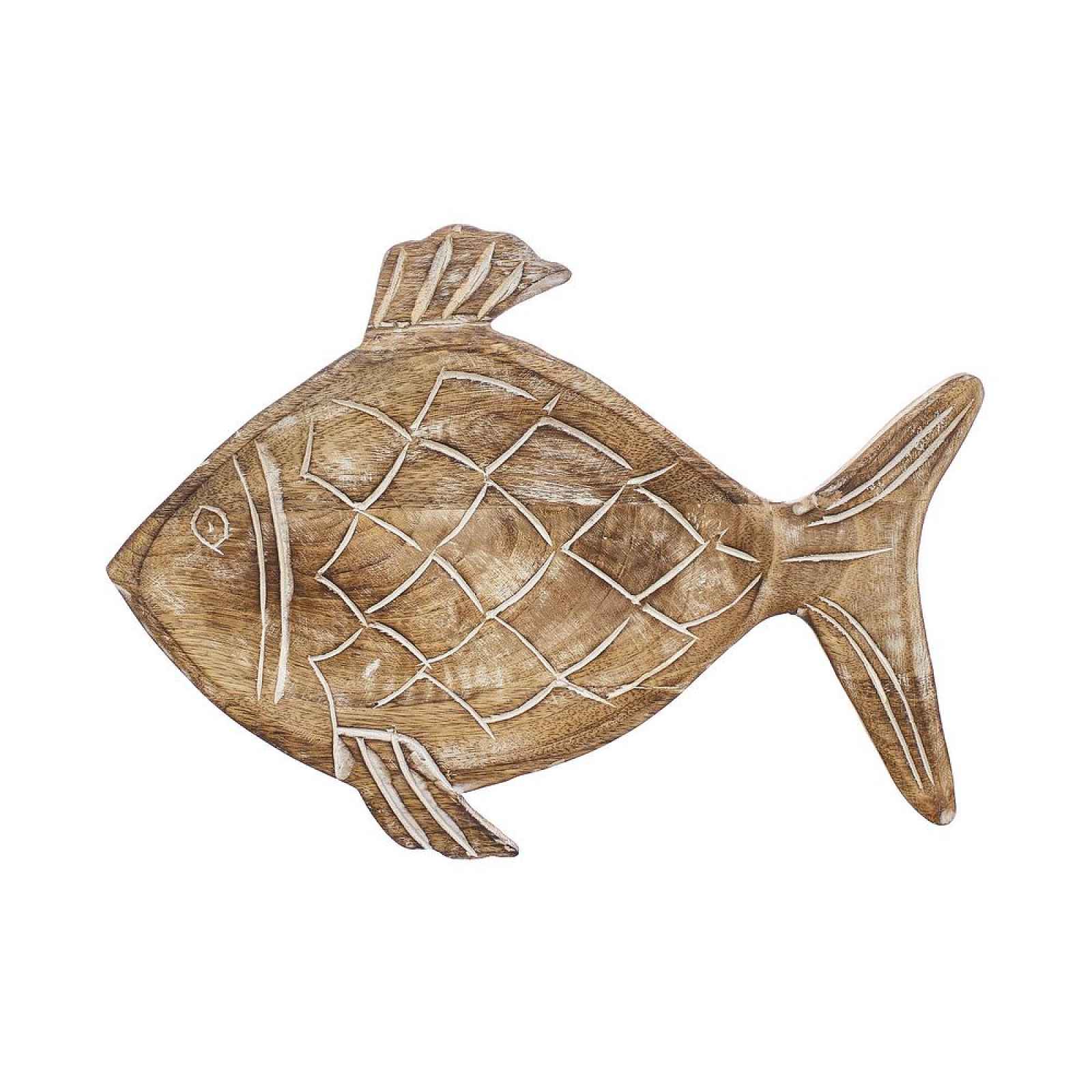 Butlers PESCADO Dekorační talíř ryba 38 x 28 cm
