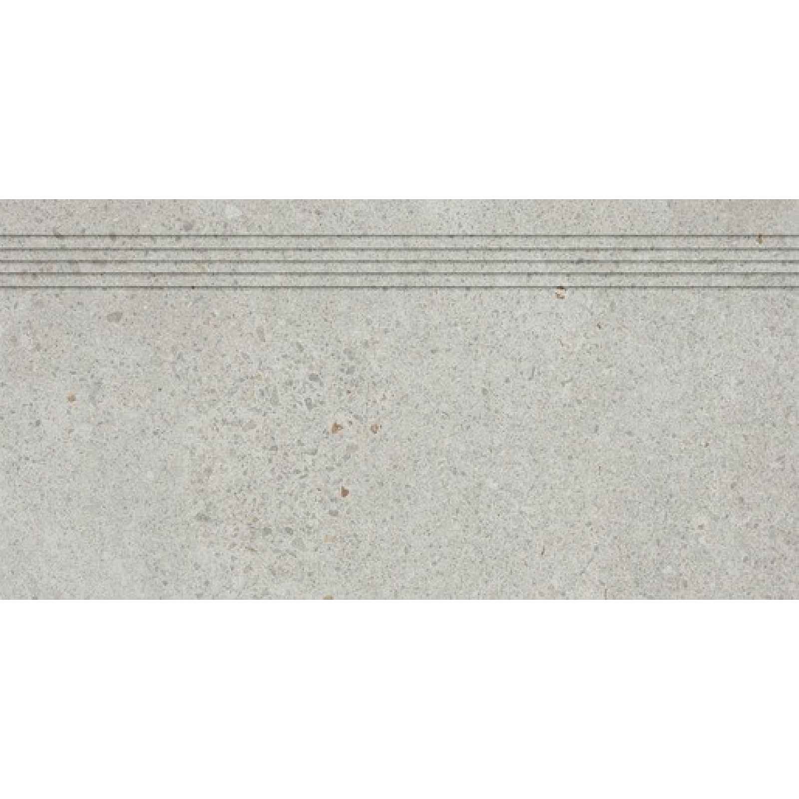 Schodovka Rako Piazzetta světle šedá 30x60 cm mat DCPSE788.1