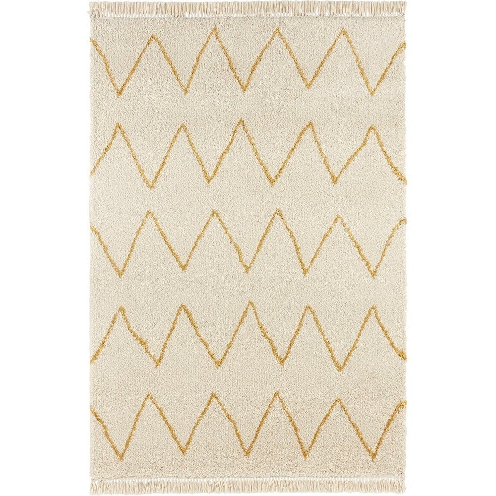 Krémový koberec Mint Rugs Rotonno, 80 x 150 cm