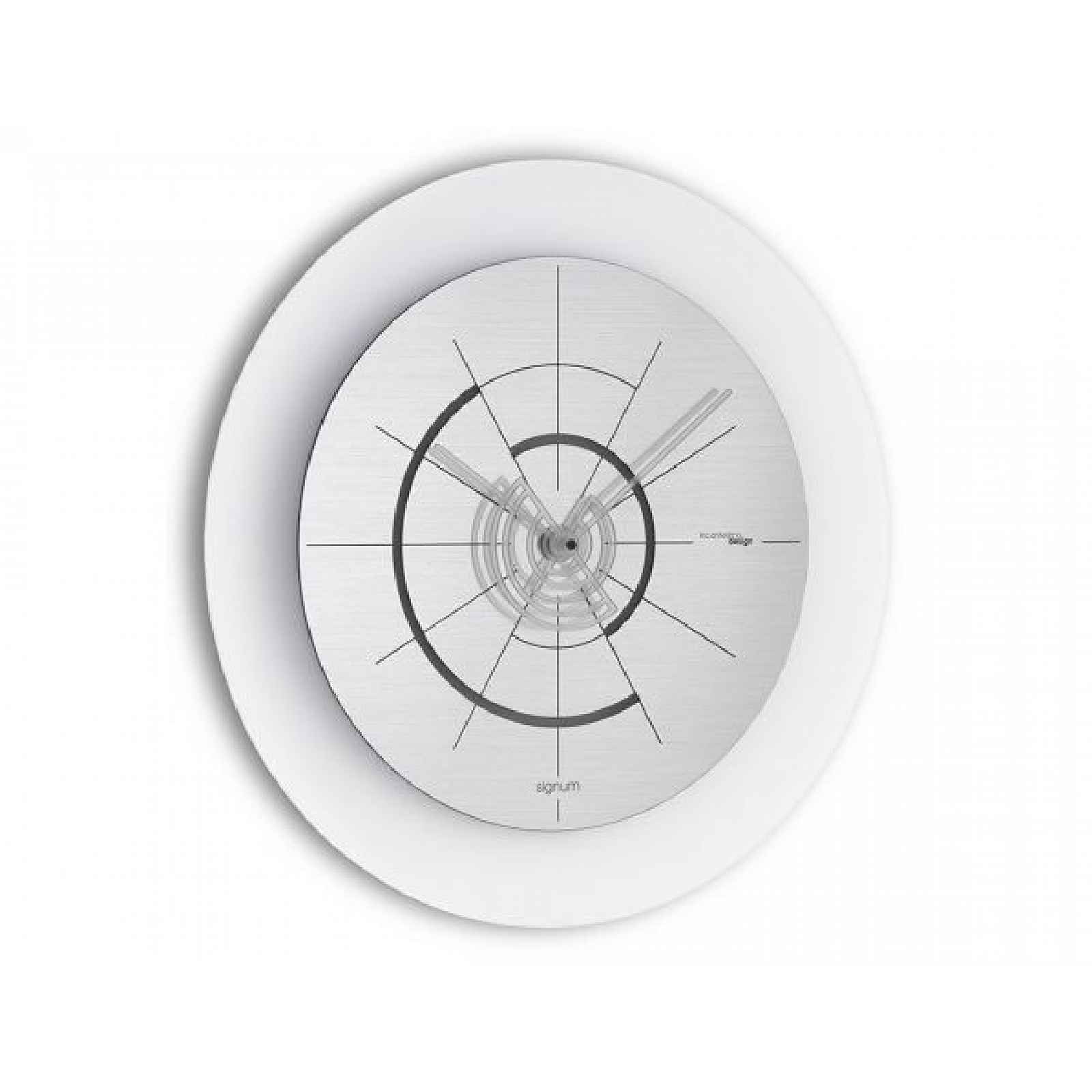 Designové nástěnné hodiny I559M chrome IncantesimoDesign 40cm