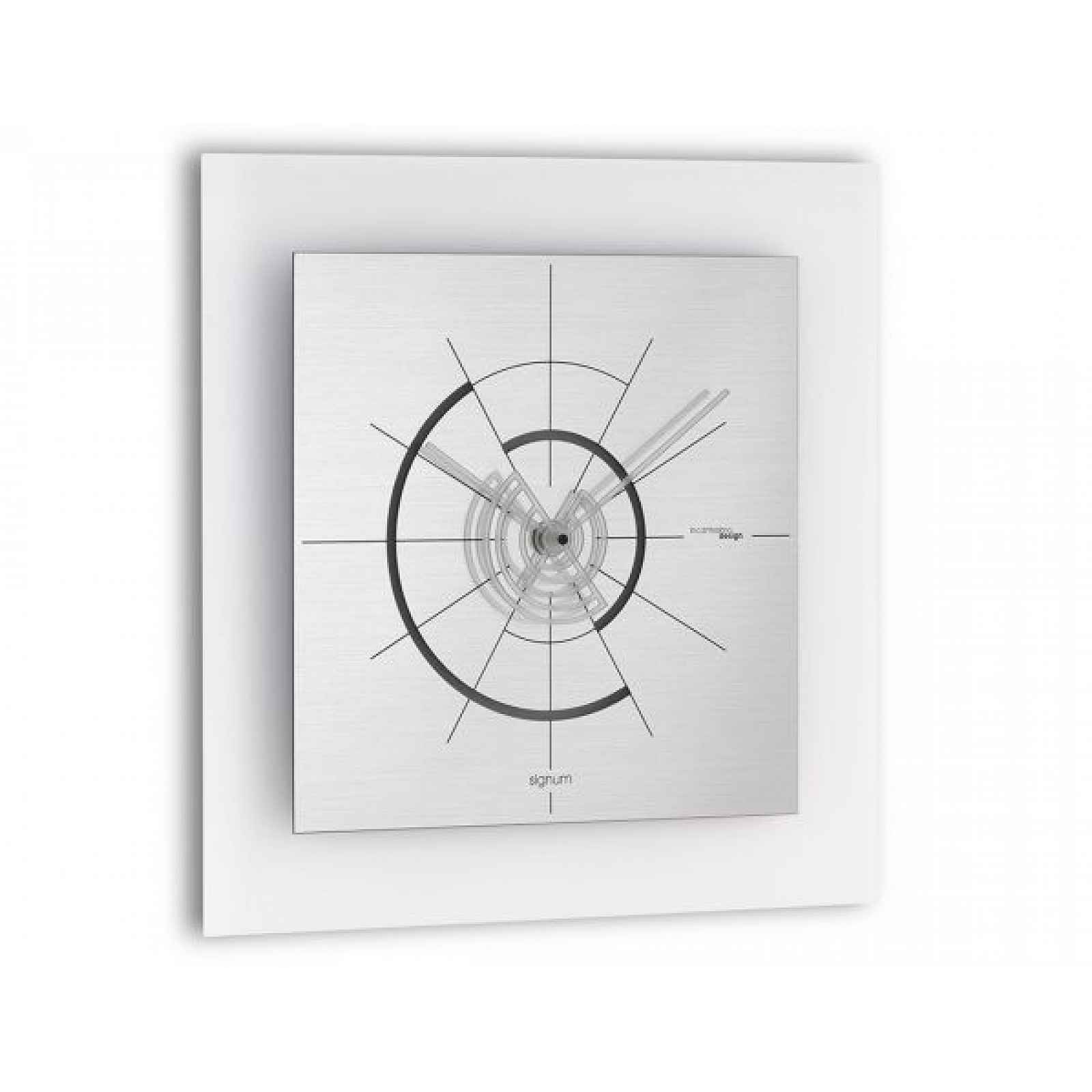 Designové nástěnné hodiny I558M chrome IncantesimoDesign 40cm