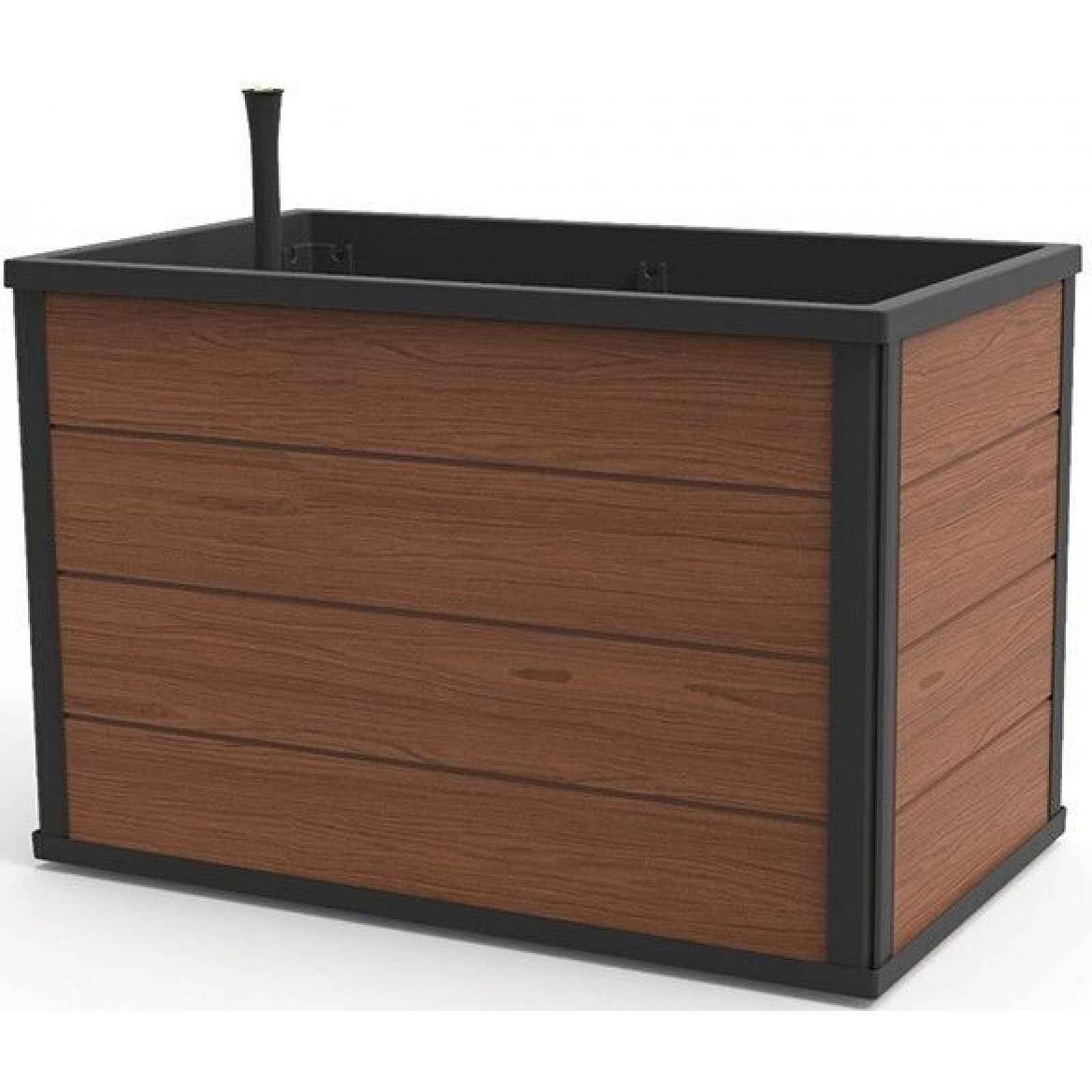 KETER Květináč Maple Mobile Urban Garden Bed 88L, hnědý