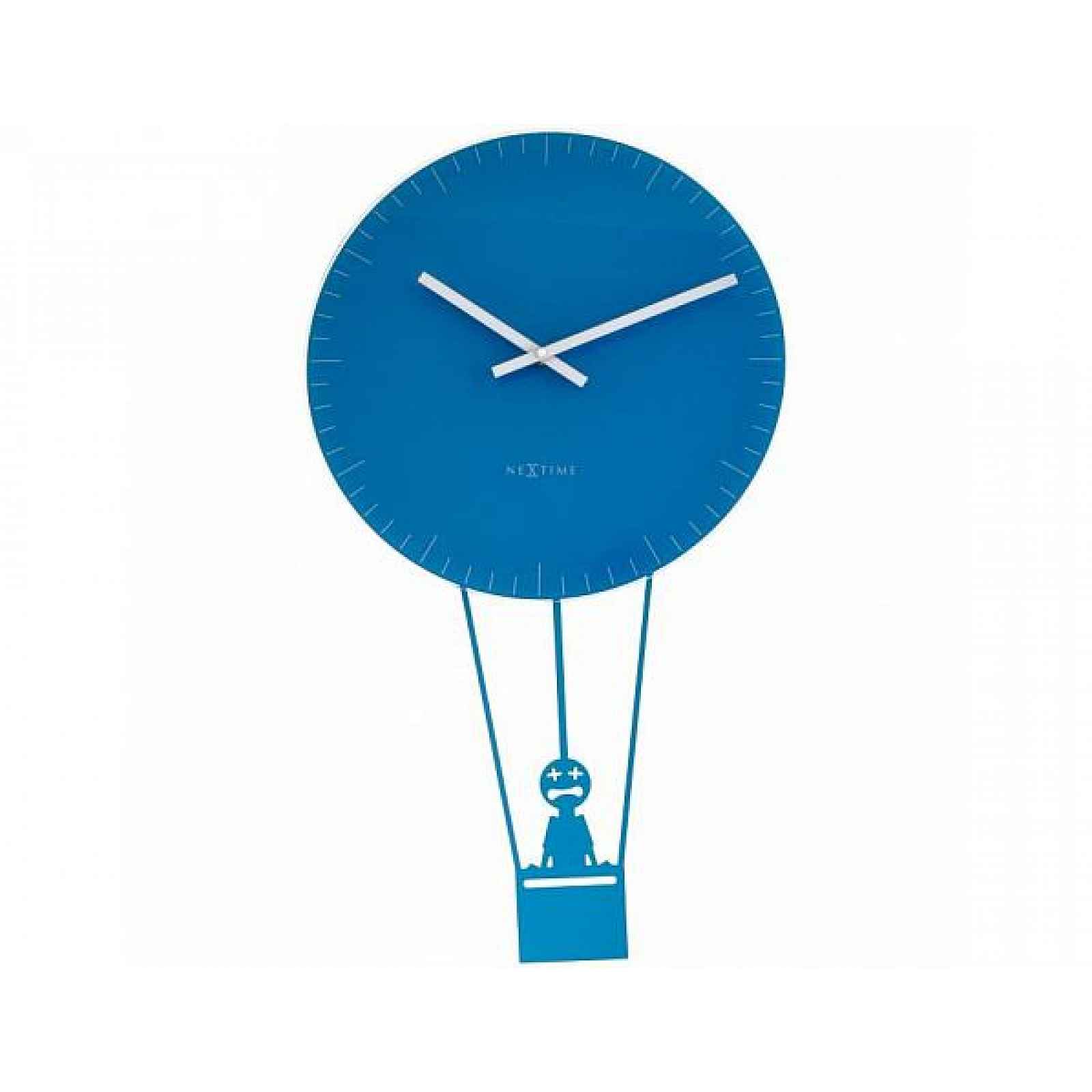 Designové nástěnné hodiny 8145bl Nextime Ballon 74cm