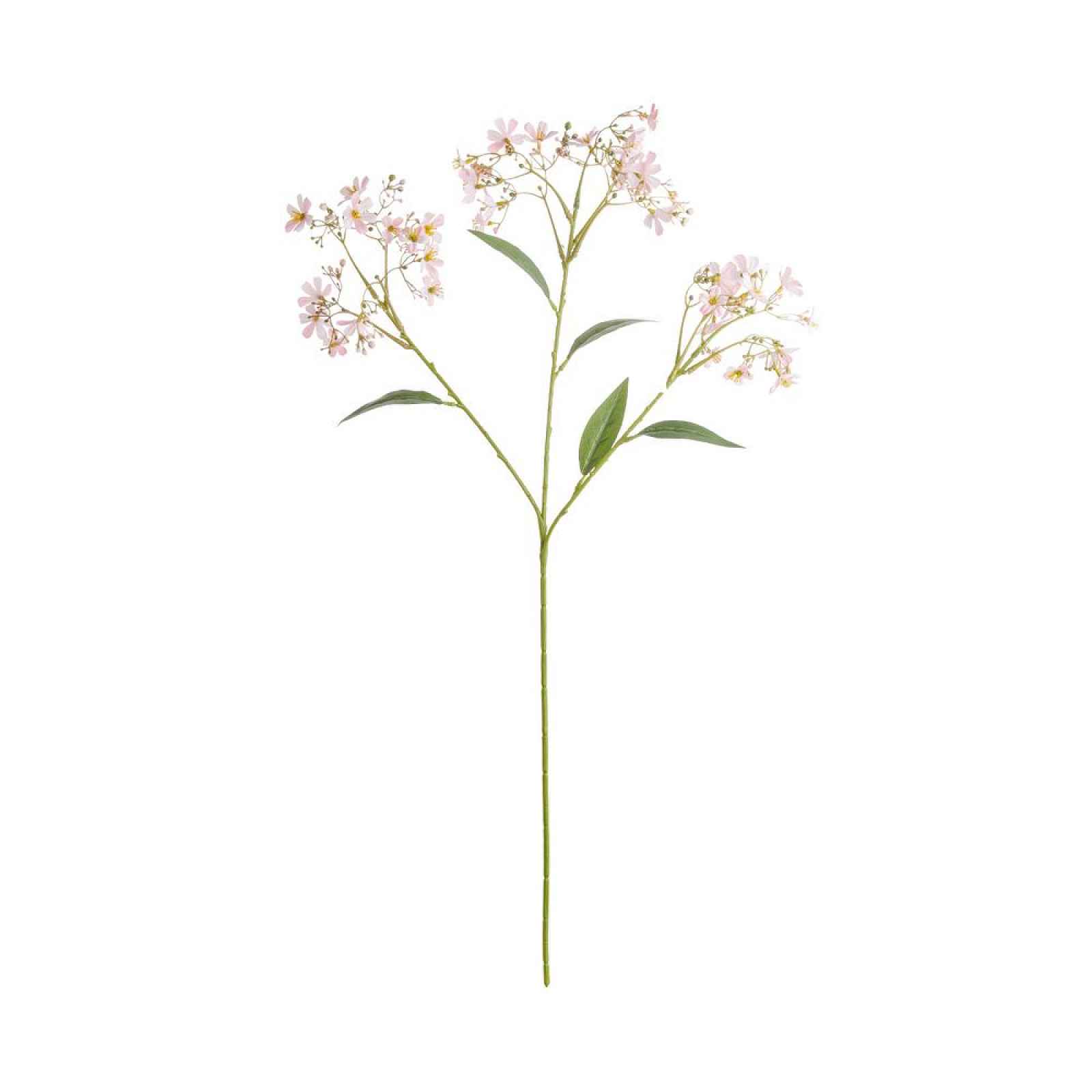 Butlers FLORISTA Kvetoucí větvička lýkovec 72 cm - sv.růžová