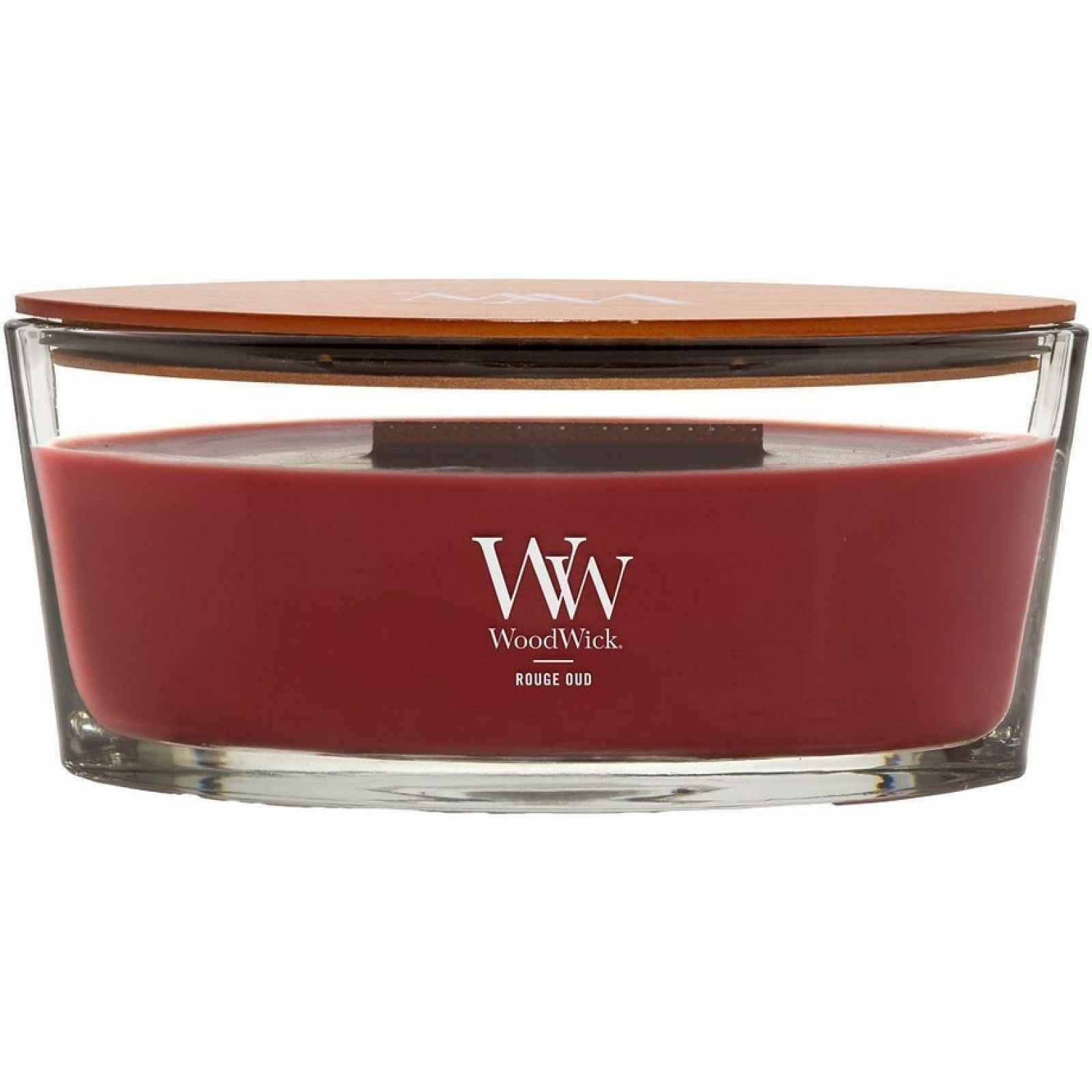 Woodwick Vonná svíčka loď Rouge Oud, 453 g