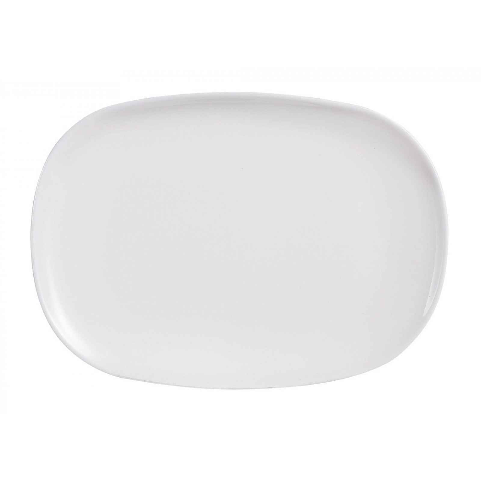 Talíř na hamburger 35 cm, opálové sklo