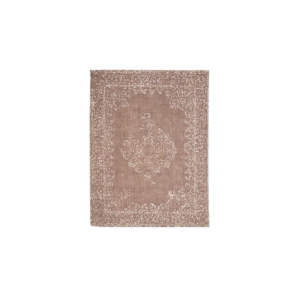 Hnědý bavlněný koberec LABEL51 Vintage, 160 x 140 cm