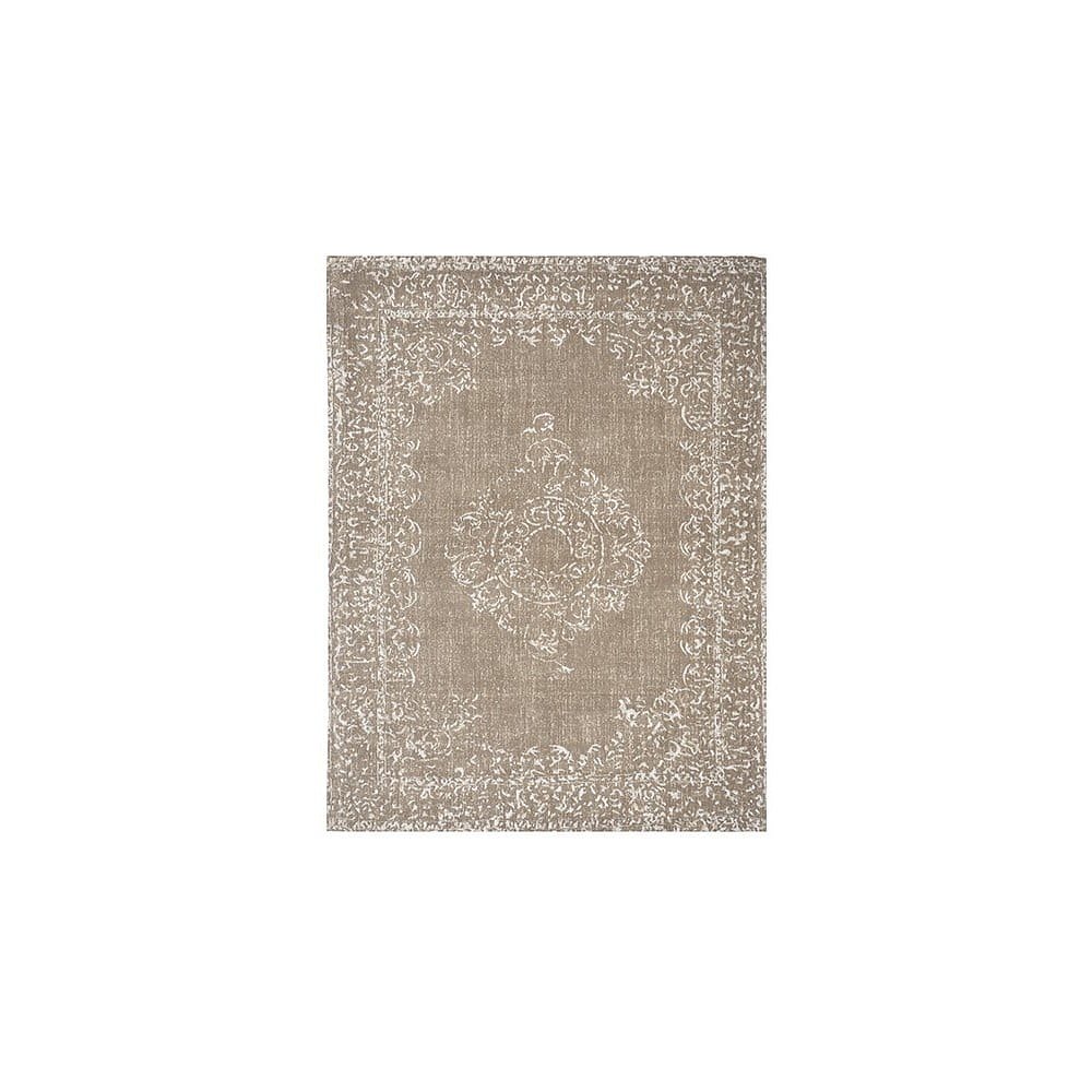 Světle hnědý bavlněný koberec LABEL51 Vintage, 160 x 140 cm