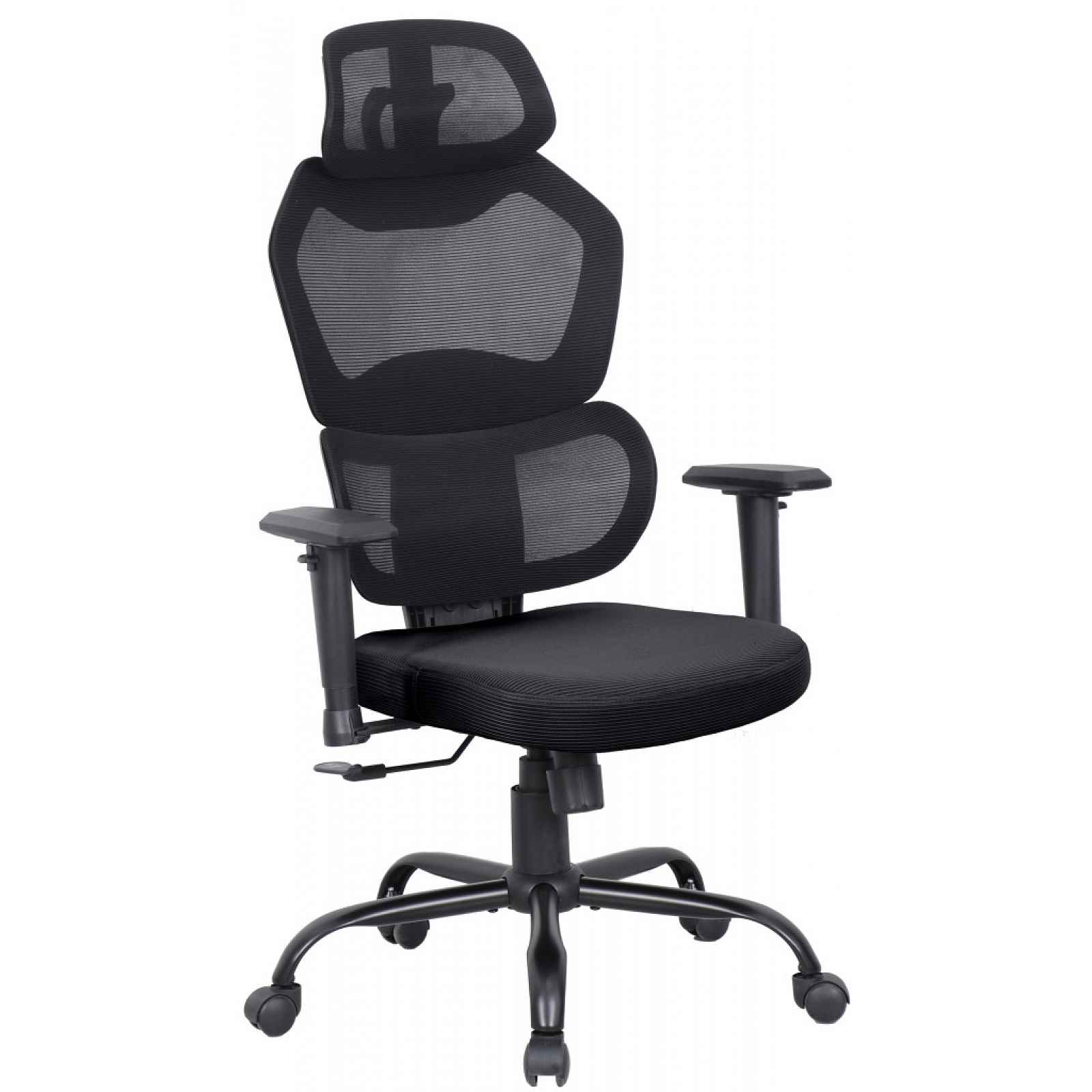 Kancelářská židle Air-Plus, černá látka