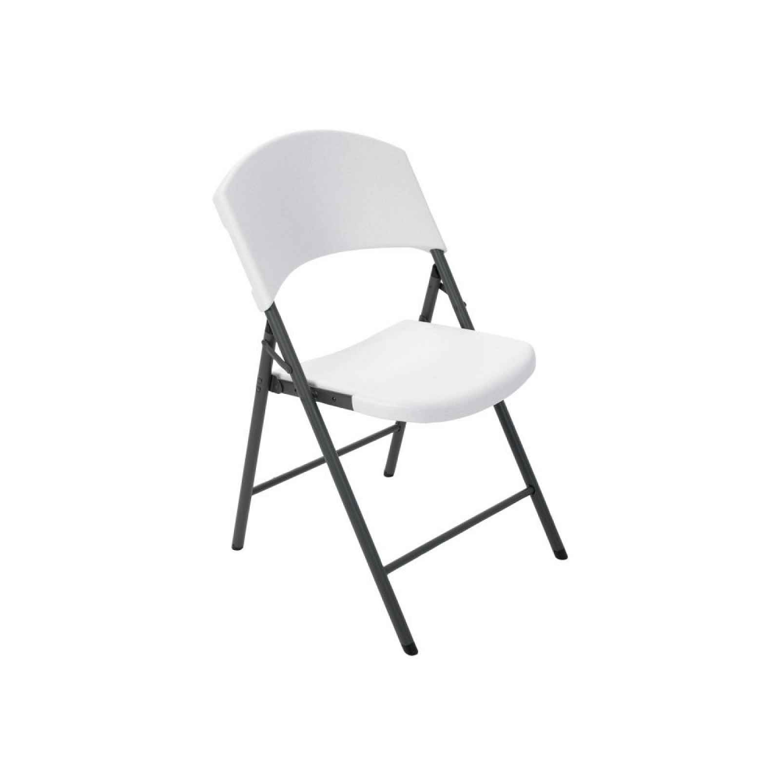 Skládací židle bílá / černá