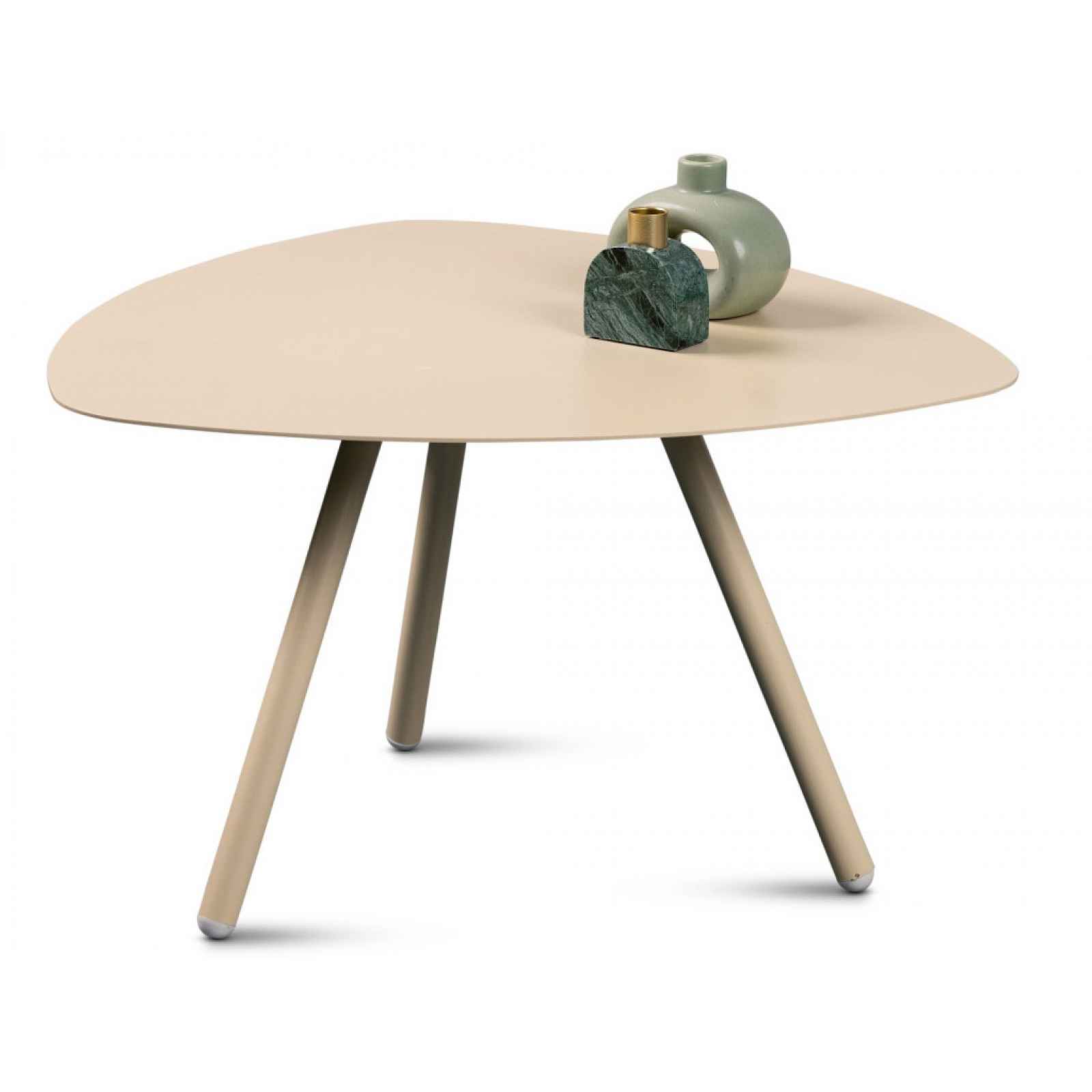 Stolek Mira, průměr 60 cm, béžový