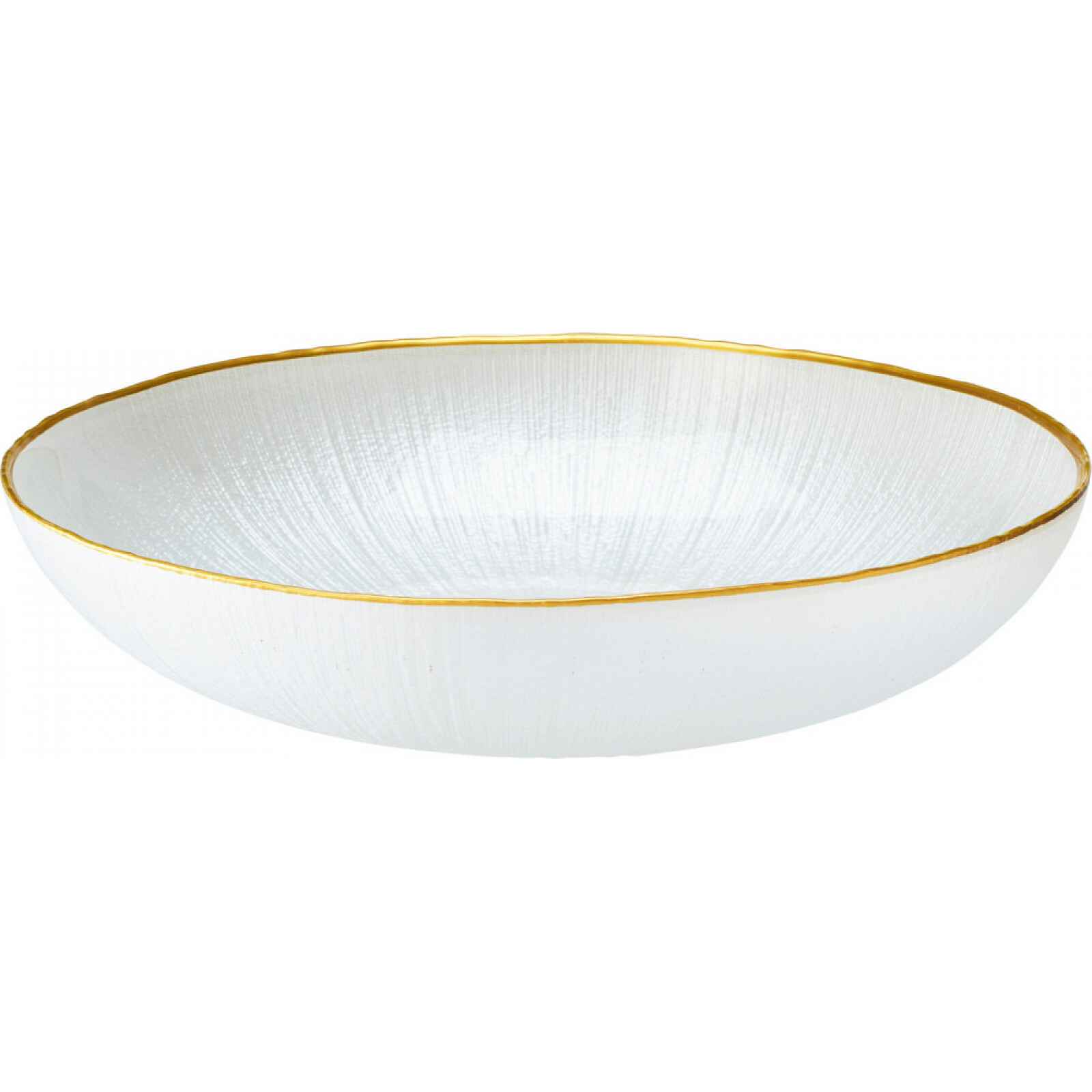 Miska Dia 21 cm, bílá/zlatá