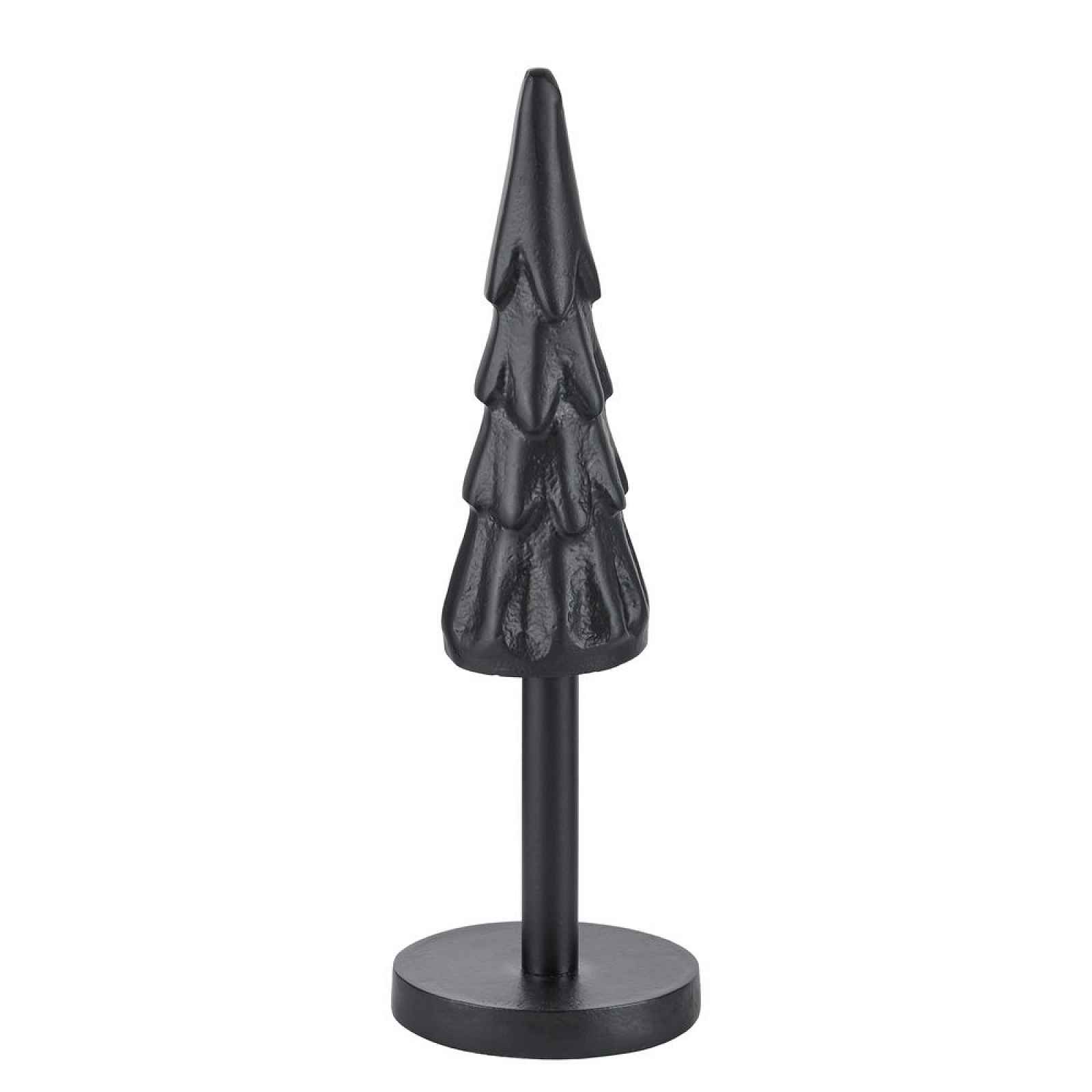 Butlers X-MAS Dekorační jedle kovová 25 cm - černá