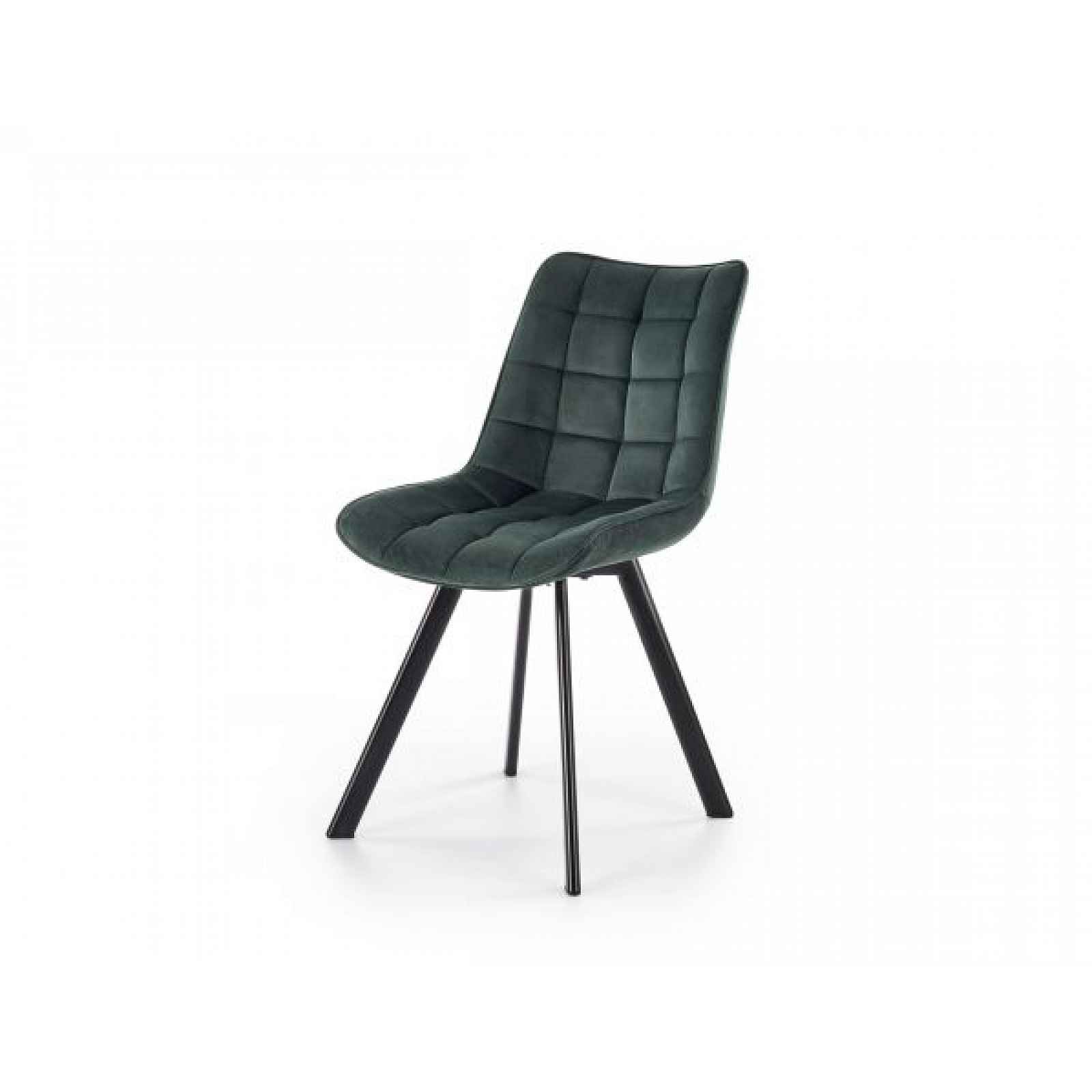 Jídelní židle tmavě zelená - Výška: 84 cm