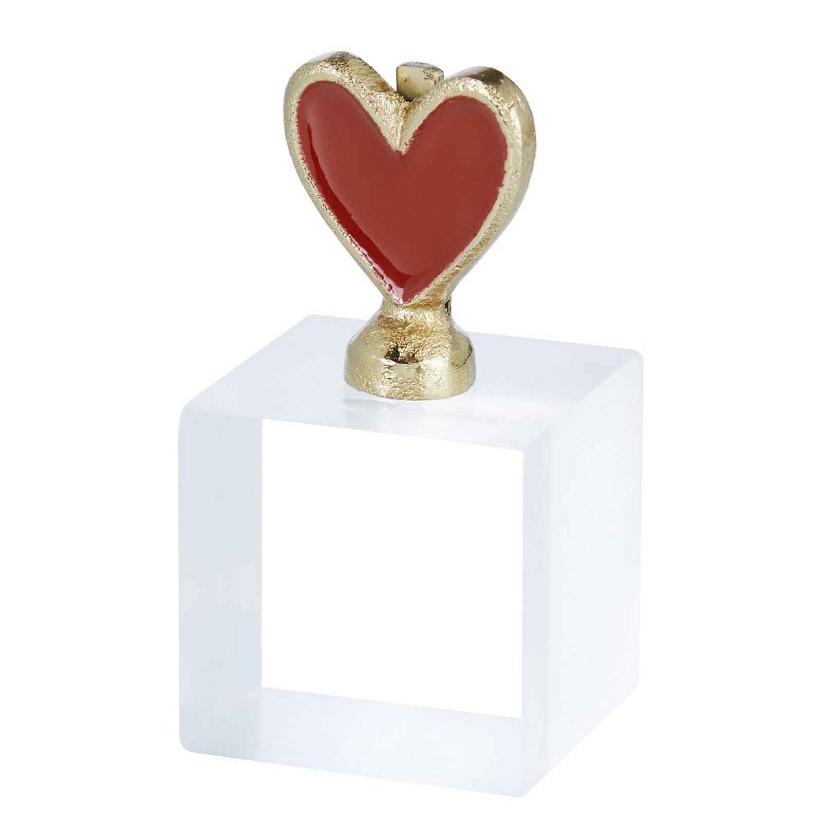 Butlers LOVE CLIP Držák na jmenovky srdce