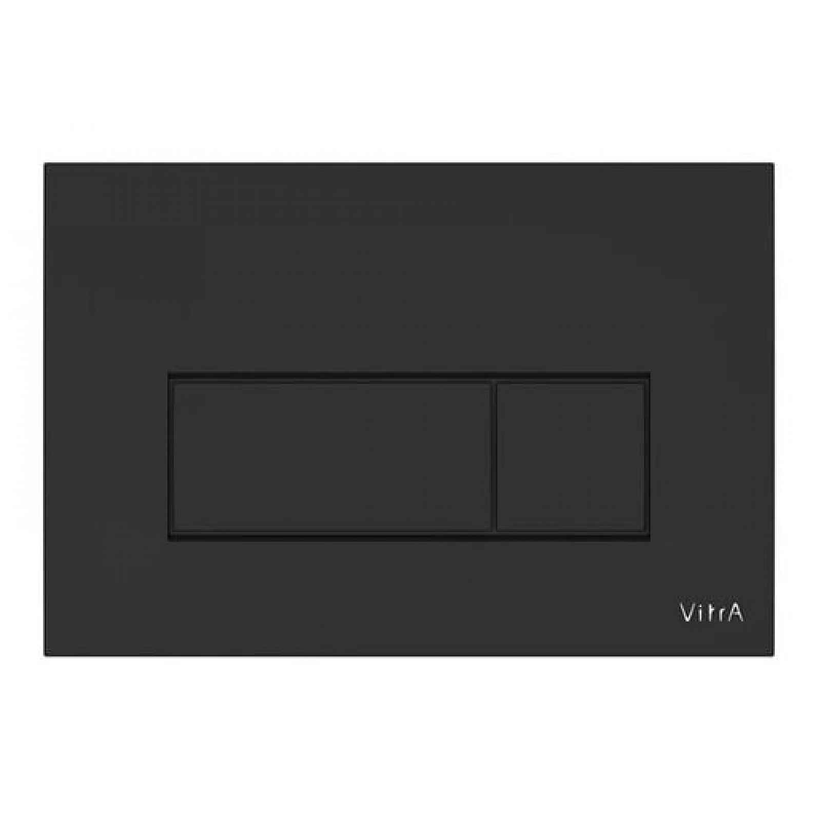 Ovládací tlačítko VitrA Root Square plast černá matná 740-2311