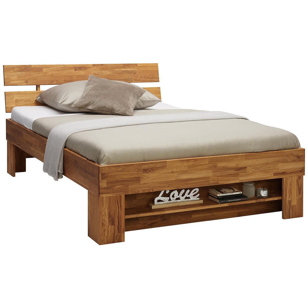 Carryhome Postel, 140/200 Cm, Dřevo, Barvy Dubu - 002730001602
